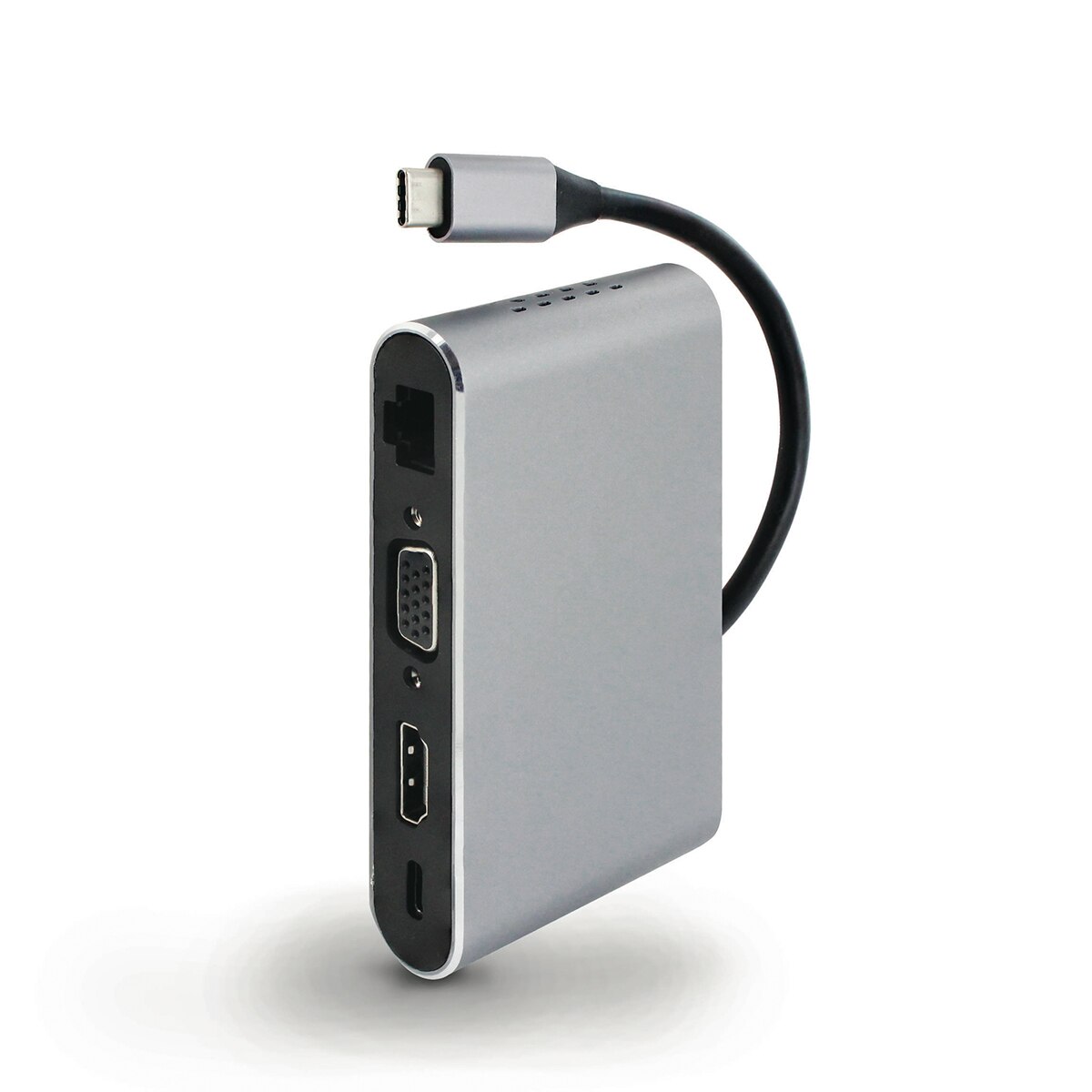 Adaptador USB-C 8 en 1 Gris-7