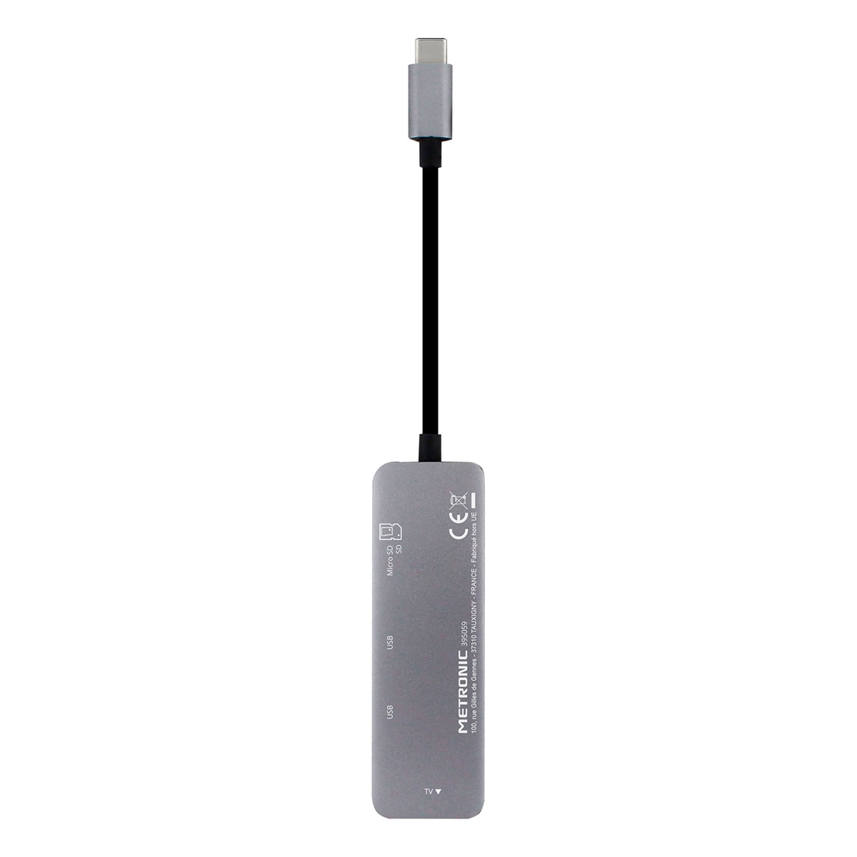 Adaptador USB-C 5 em 1 Preto-7