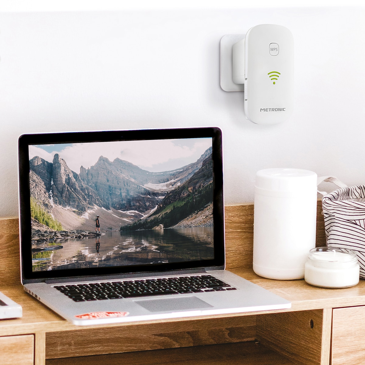Repetidor WiFi 300 Mbps Blanco-2
