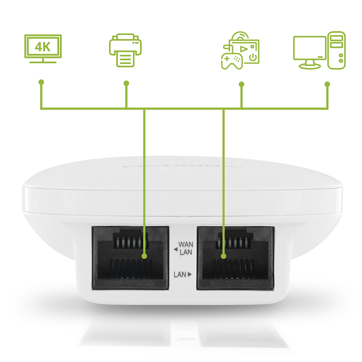 Repetidor WiFi 300 Mbps Blanco-5