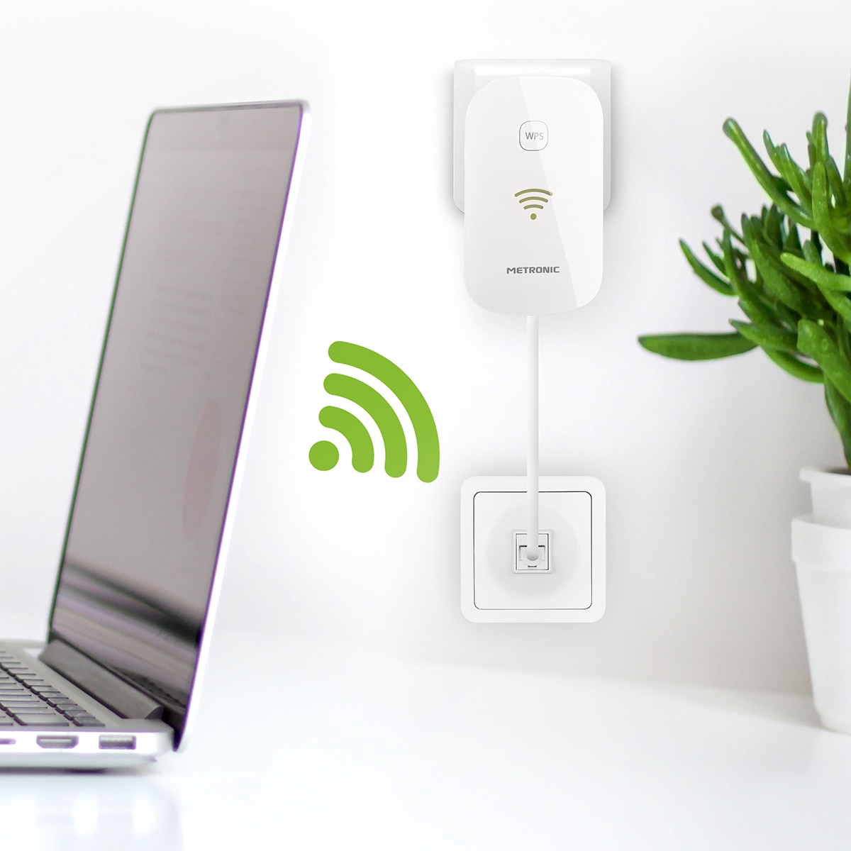 Repetidor WiFi 300 Mbps Blanco-6