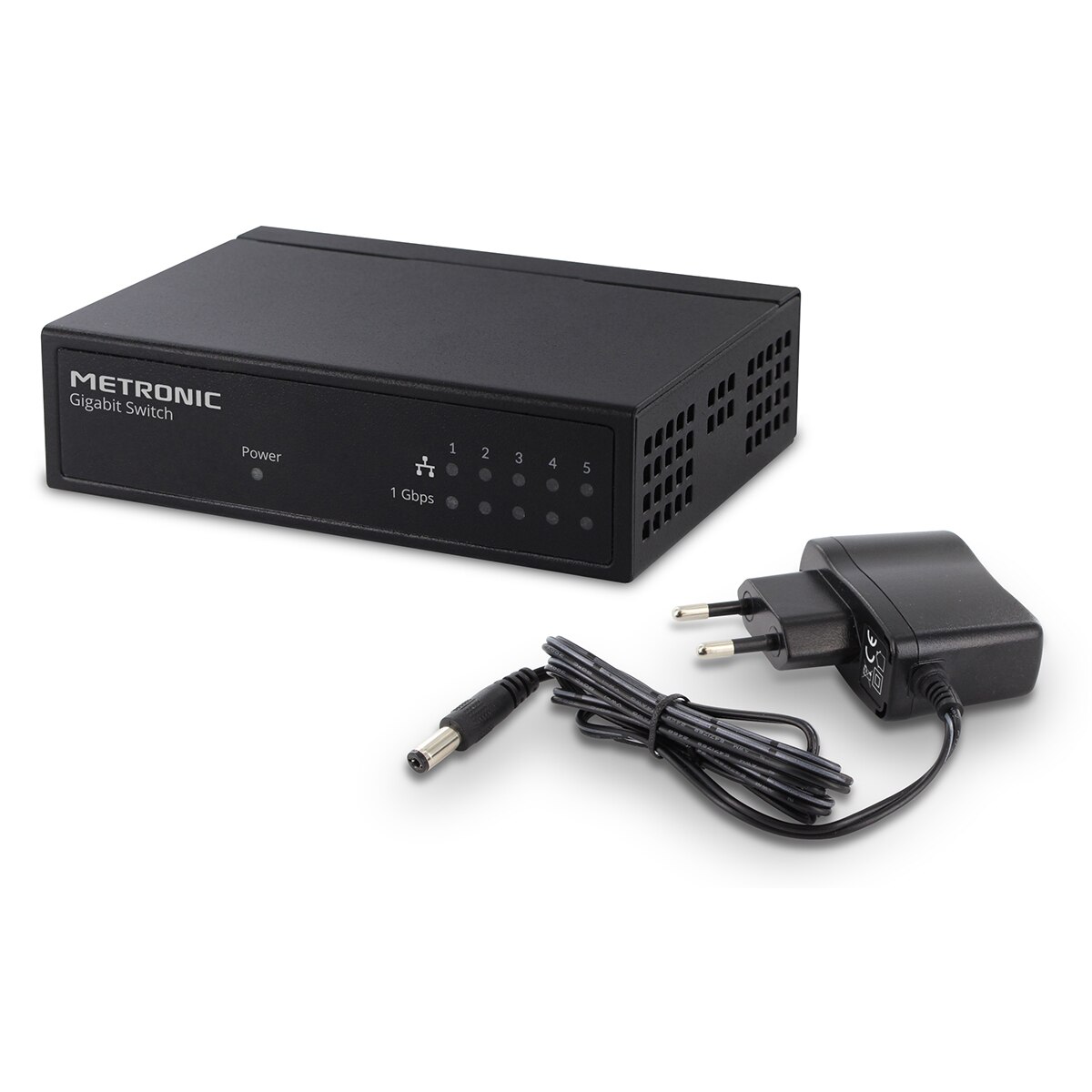 Switch Ethernet 5 puertos Negro-2