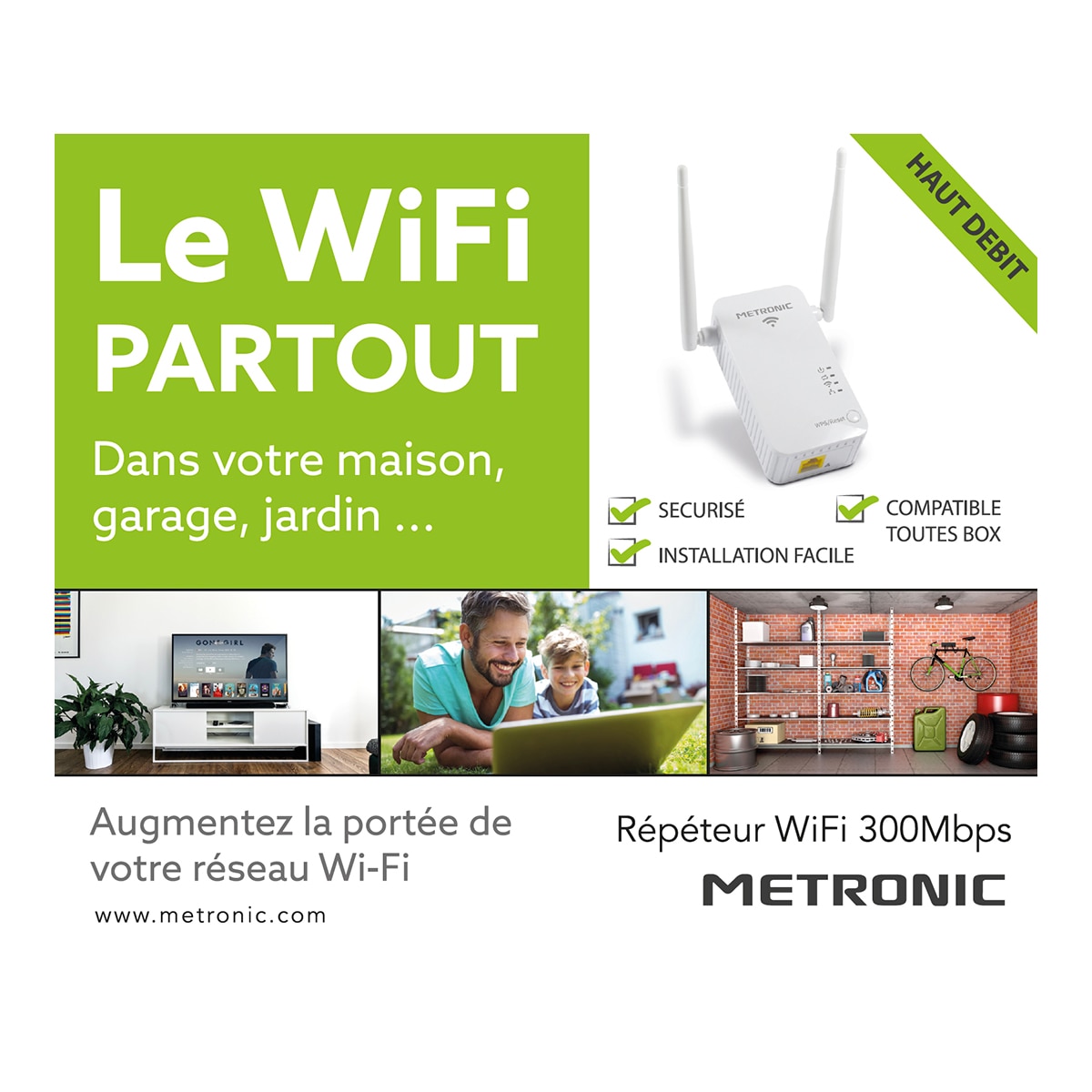 Repetidor Wi-Fi - 300 Mbps Branco-3