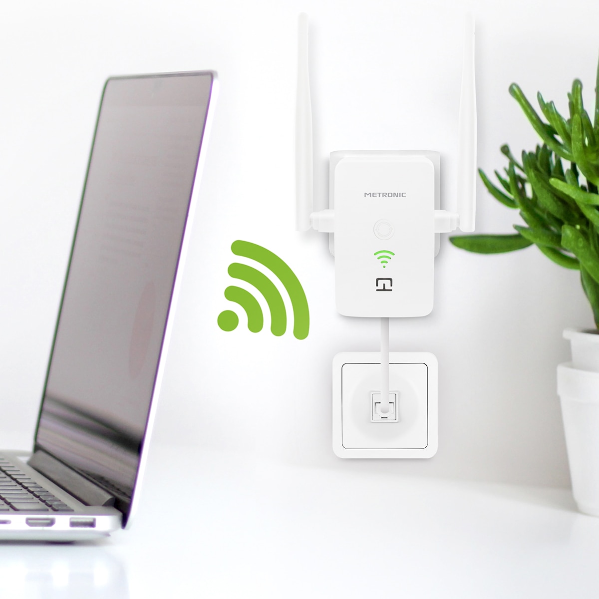 Repetidor Wi-Fi 1200 Mbps Blanco-2