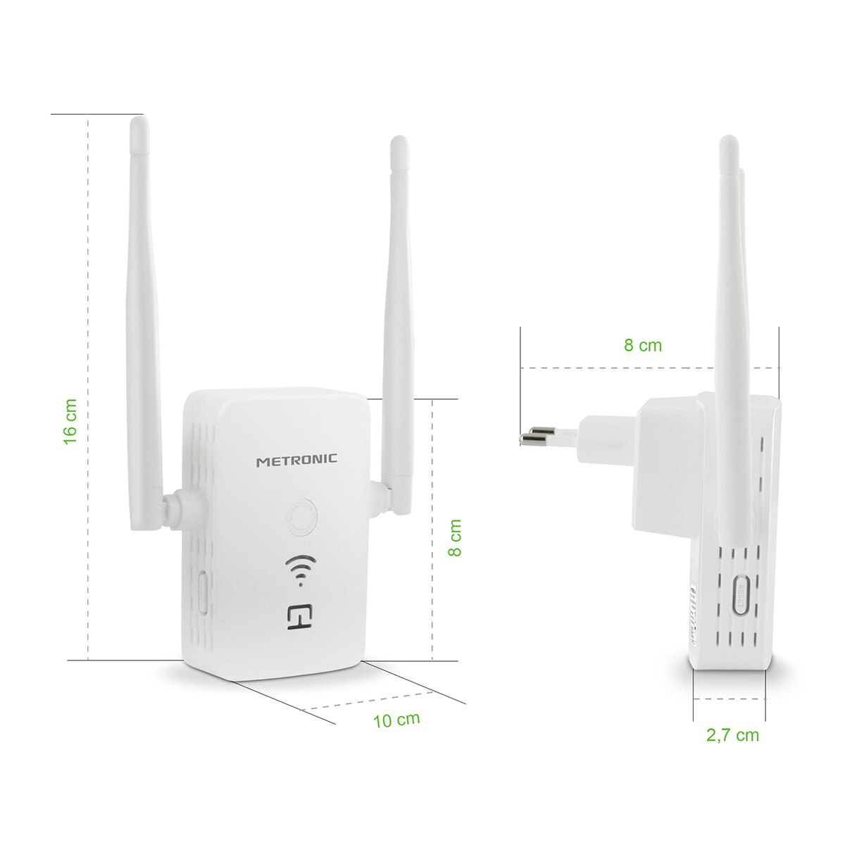 Repetidor Wi-Fi 1200 Mbps Blanco-3