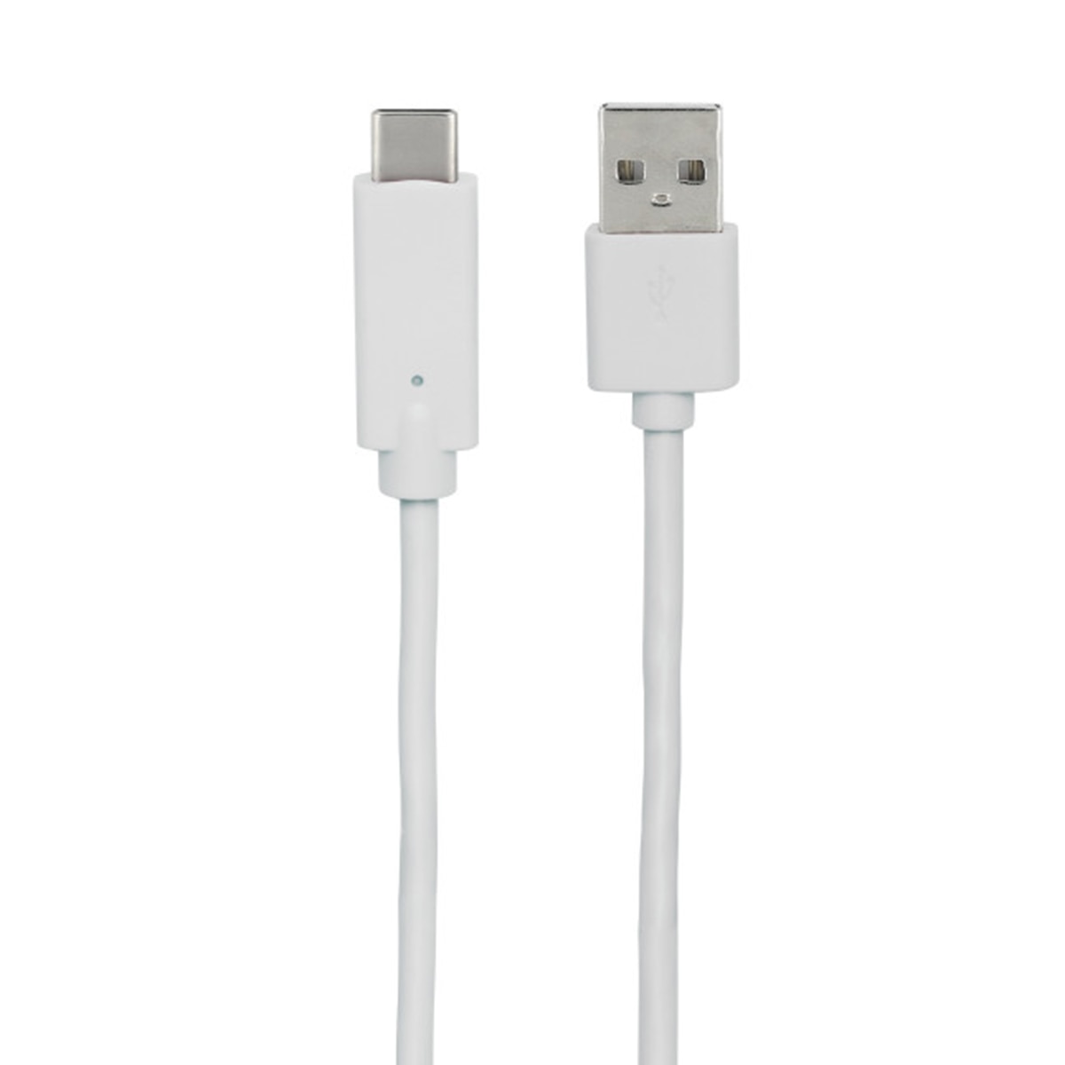 Cable USB 2.0 USB-C a USB-A Blanco-2