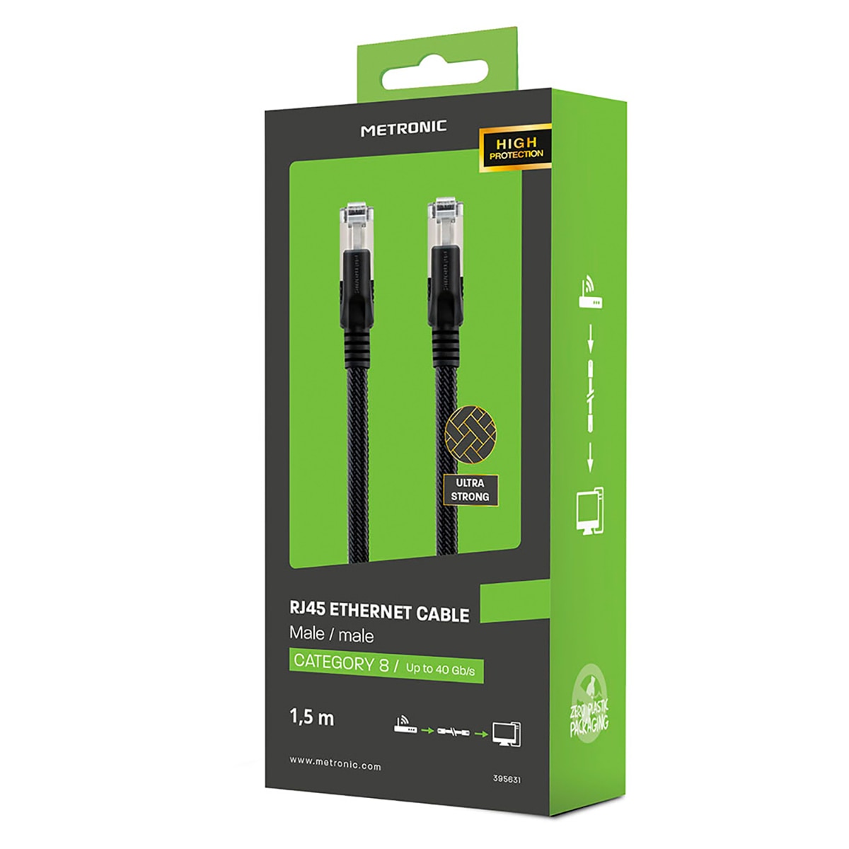 Cable Ethernet RJ45 CAT8 1,5 metros 8