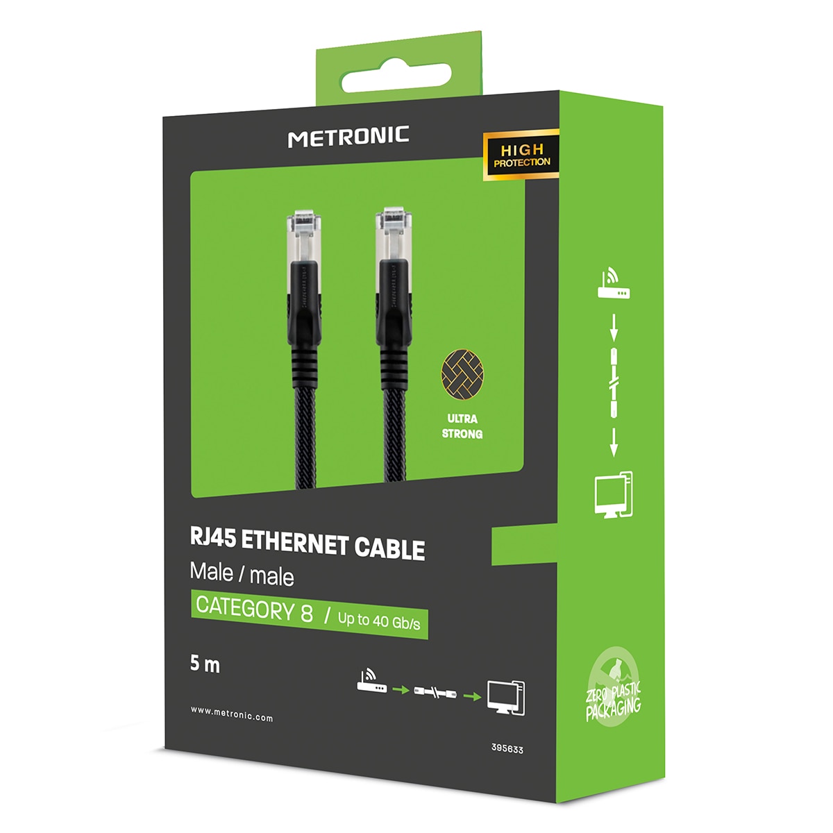 Cable Ethernet RJ45 CAT8 5,0 metros 8