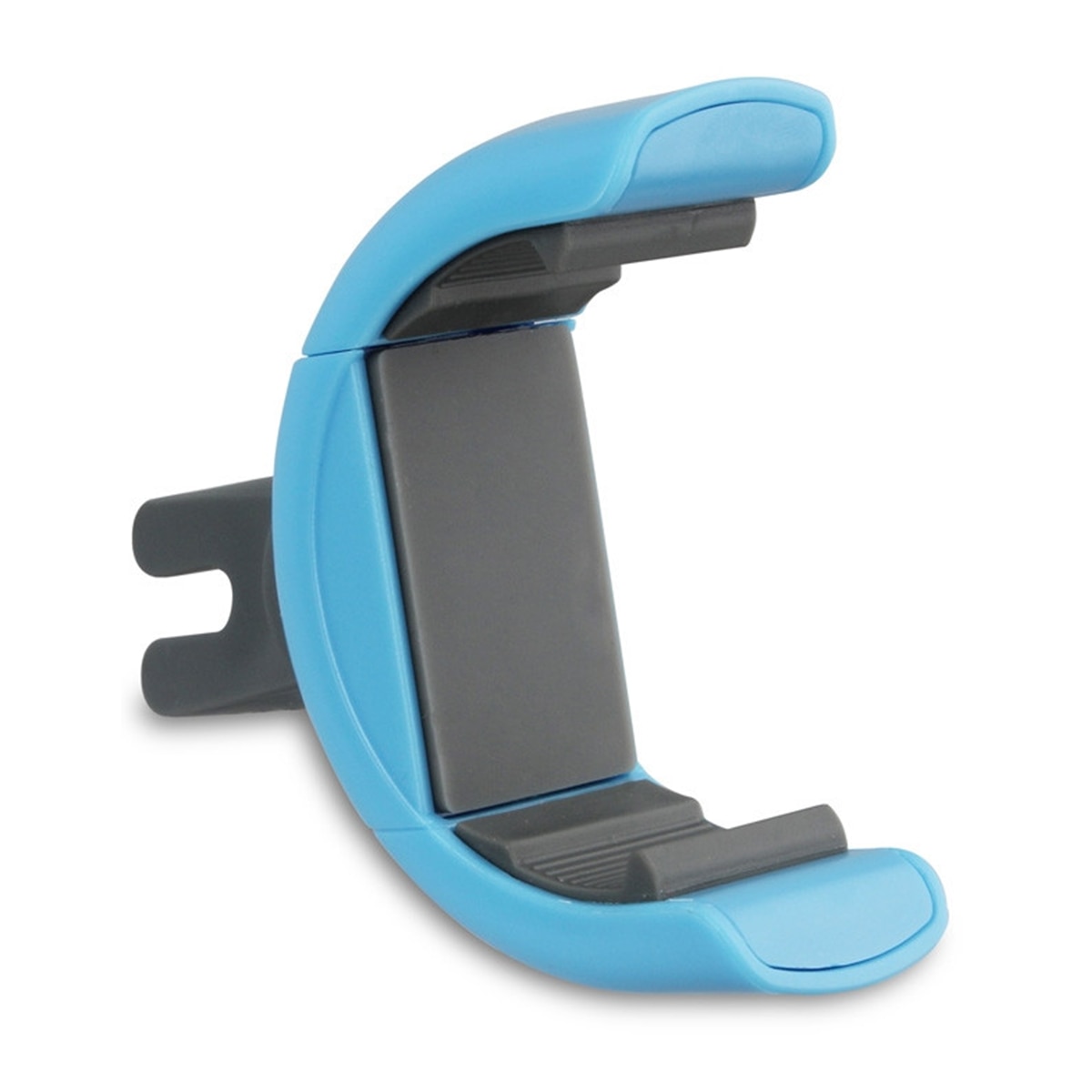 Soporte Universal de Móvil con Pinza y Brazos Ajustables para Rejilla Coche Azul-1