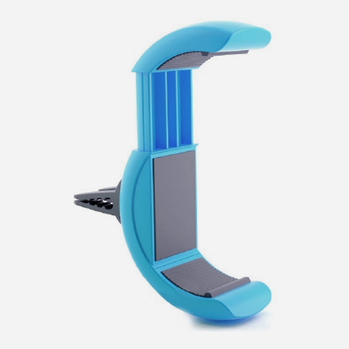 Soporte Universal de Móvil con Pinza y Brazos Ajustables para Rejilla Coche Azul-2