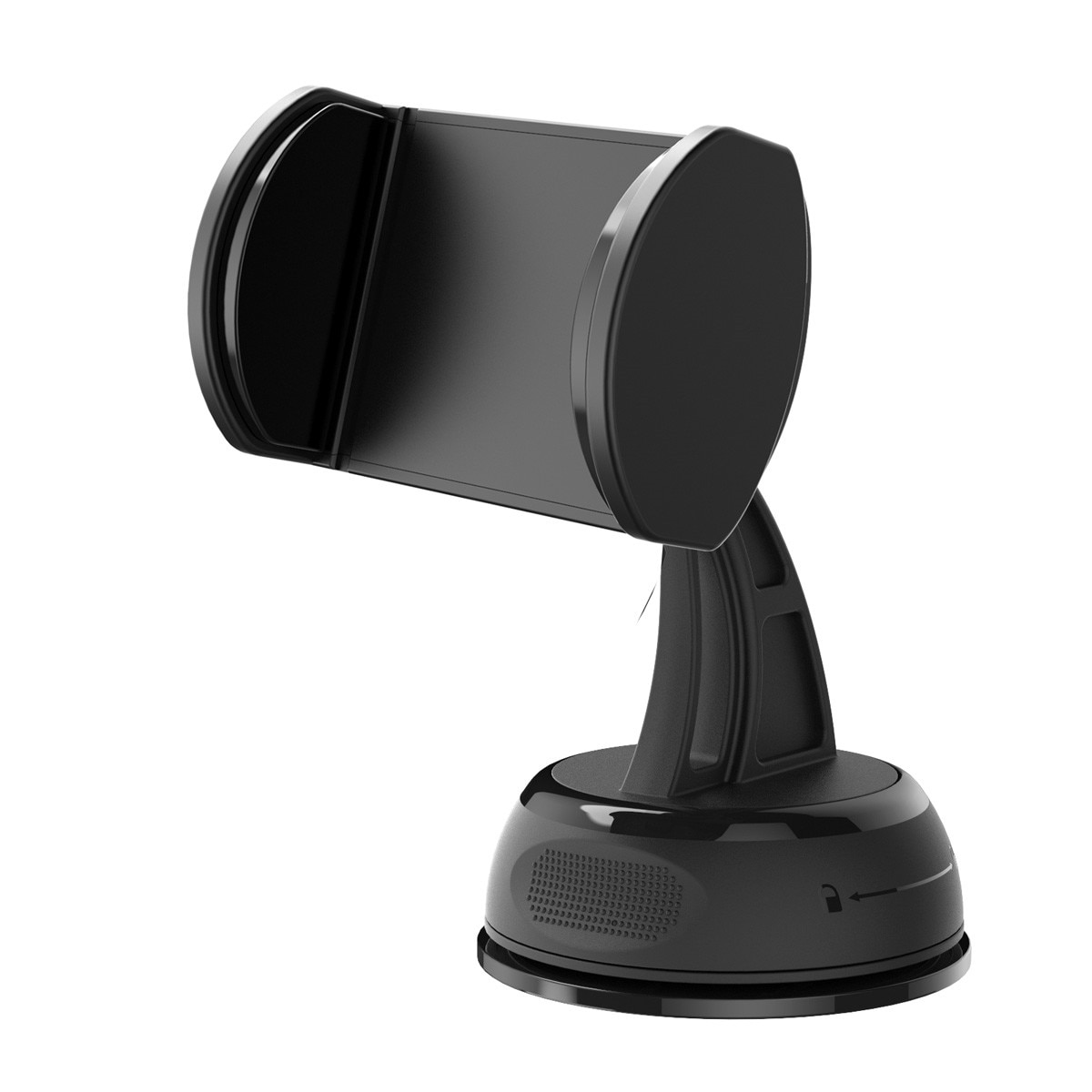 Soporte Cargador Inalámbrico Universal de Móvil con Pinza/Ventosa para Coche Negro-4