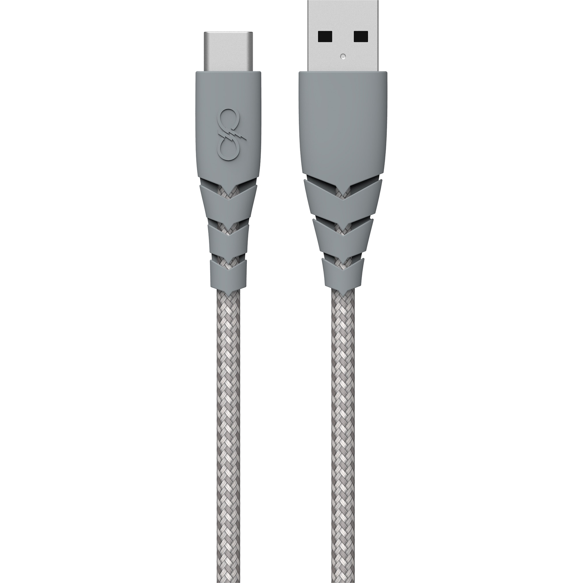 Cable Ultra Reforzado USB A - USB C 1,2 m Gris-3