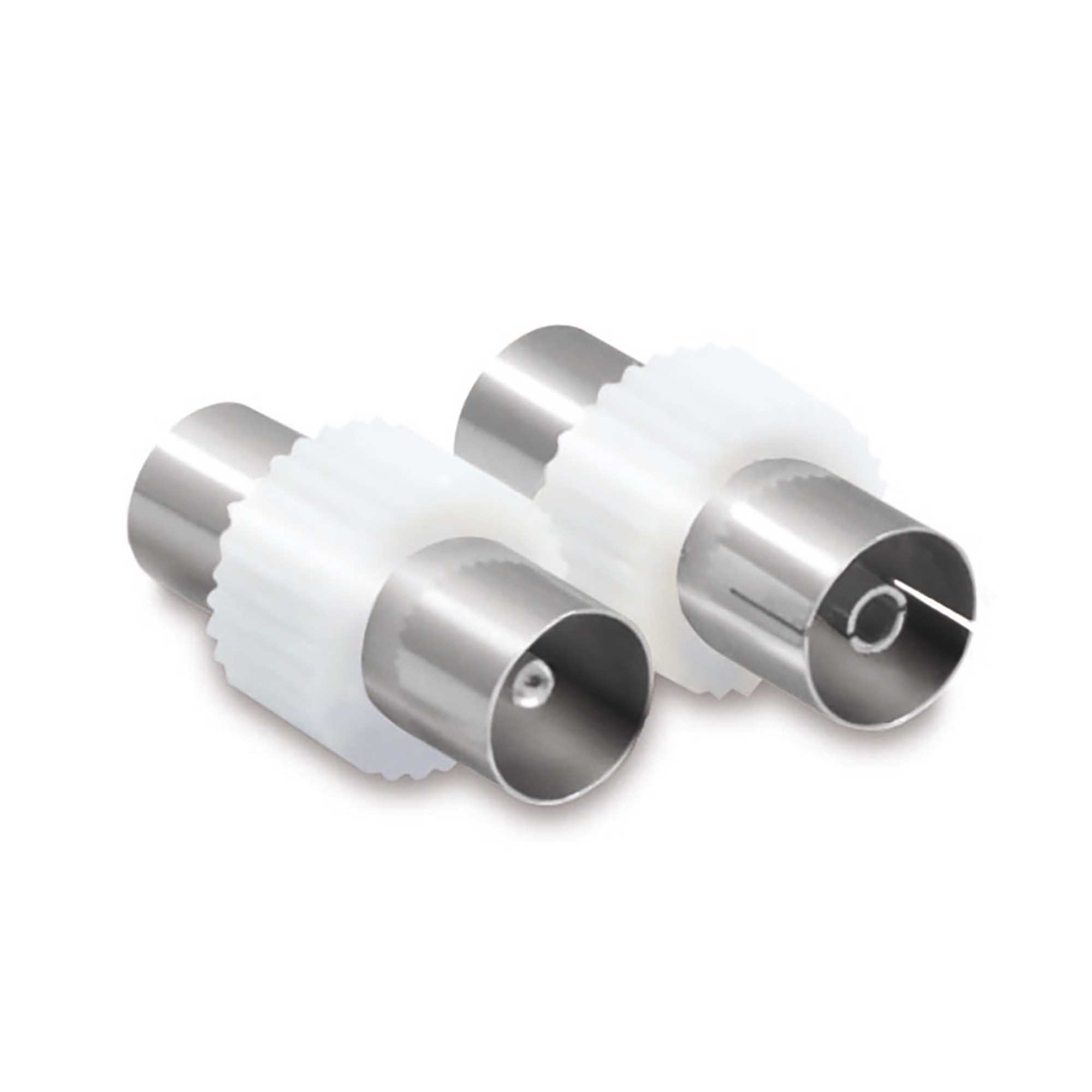 Imagen 0 de Juego 2 Conectores TV Hembra/Macho Hembra/Hembra