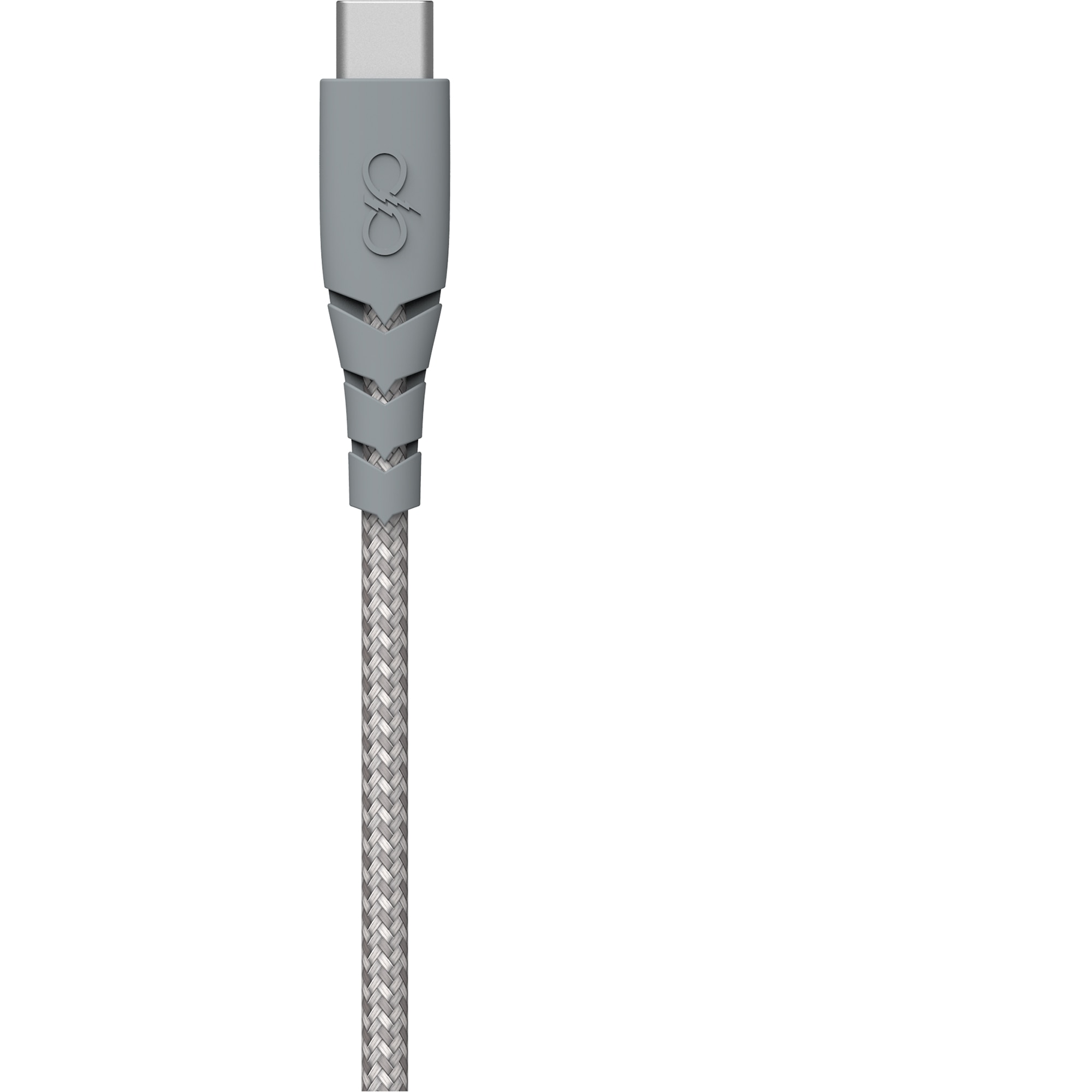 Cable Ultra Reforzado USB C - USB C 5A 2 m Gris-4