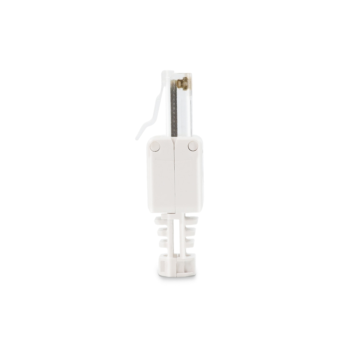 Terminal Ethernet RJ45 Auto Instalable - 4 Uds Blanco-4