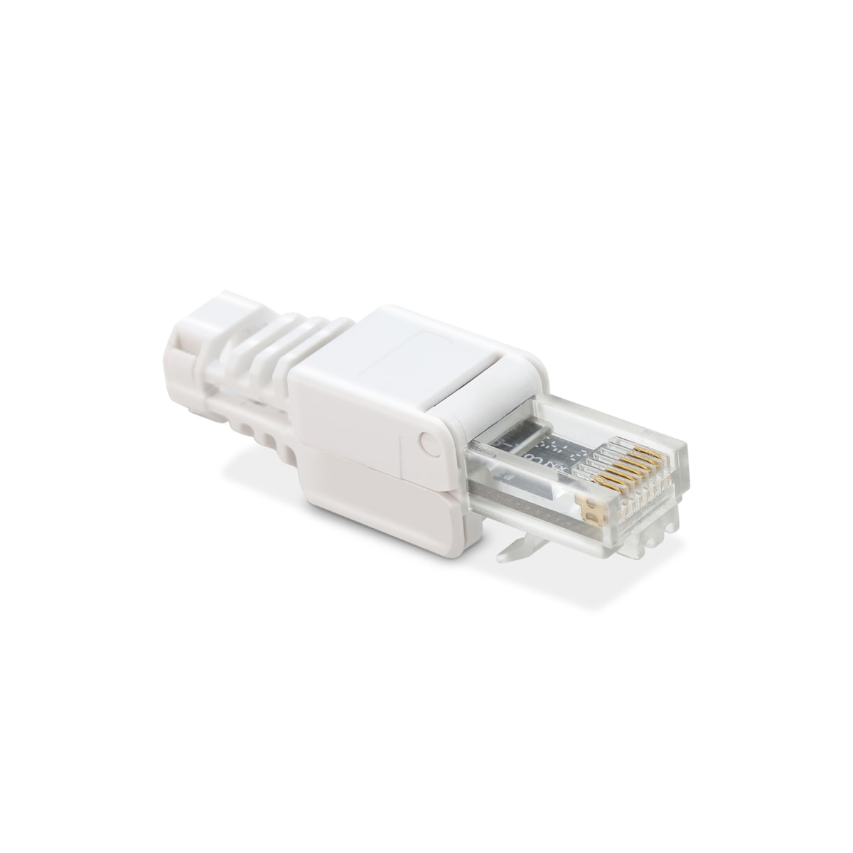 Terminal Ethernet RJ45 Auto Instalable - 4 Uds Blanco-6