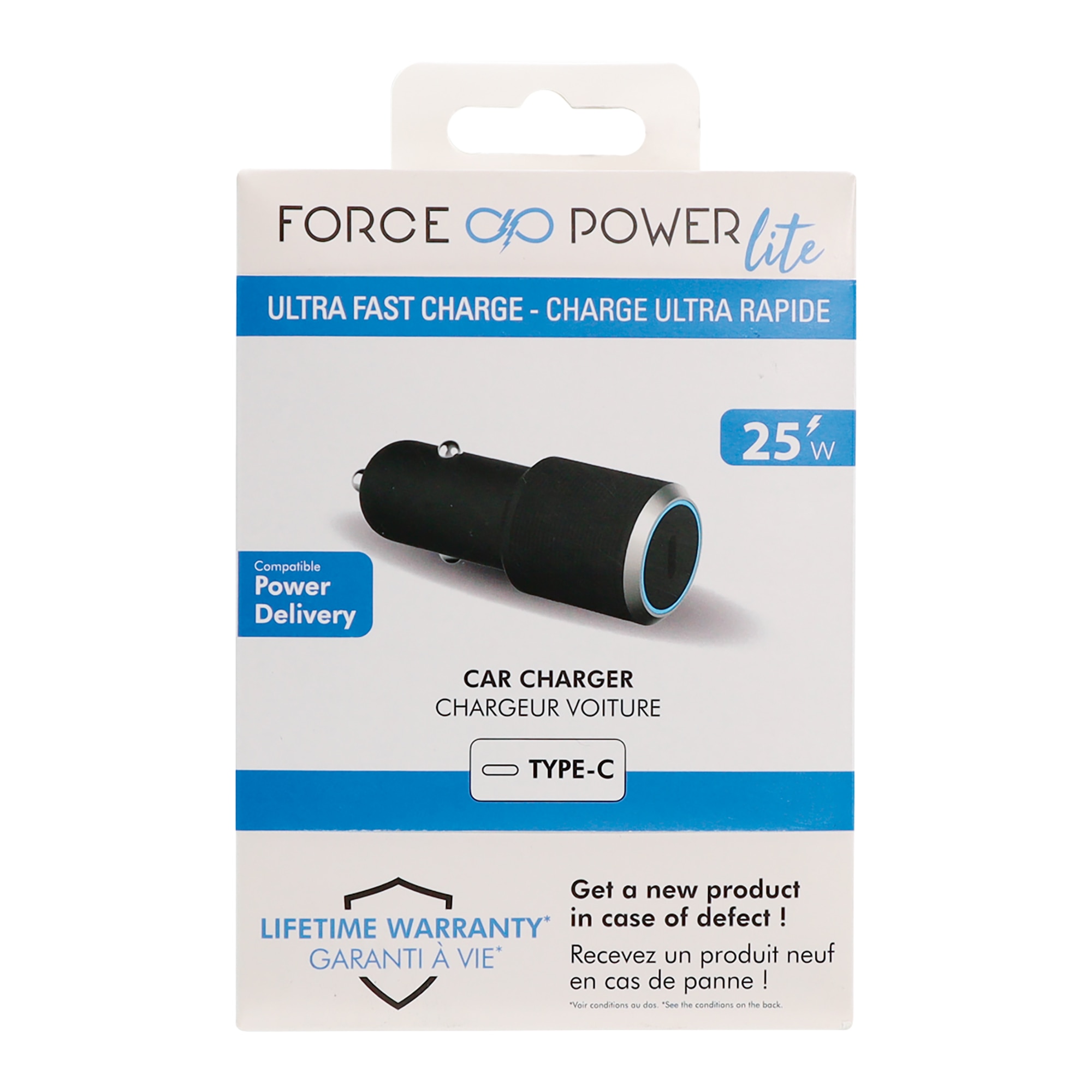 Cargador Automóvil USB C Power Delivery 25W Negro-3
