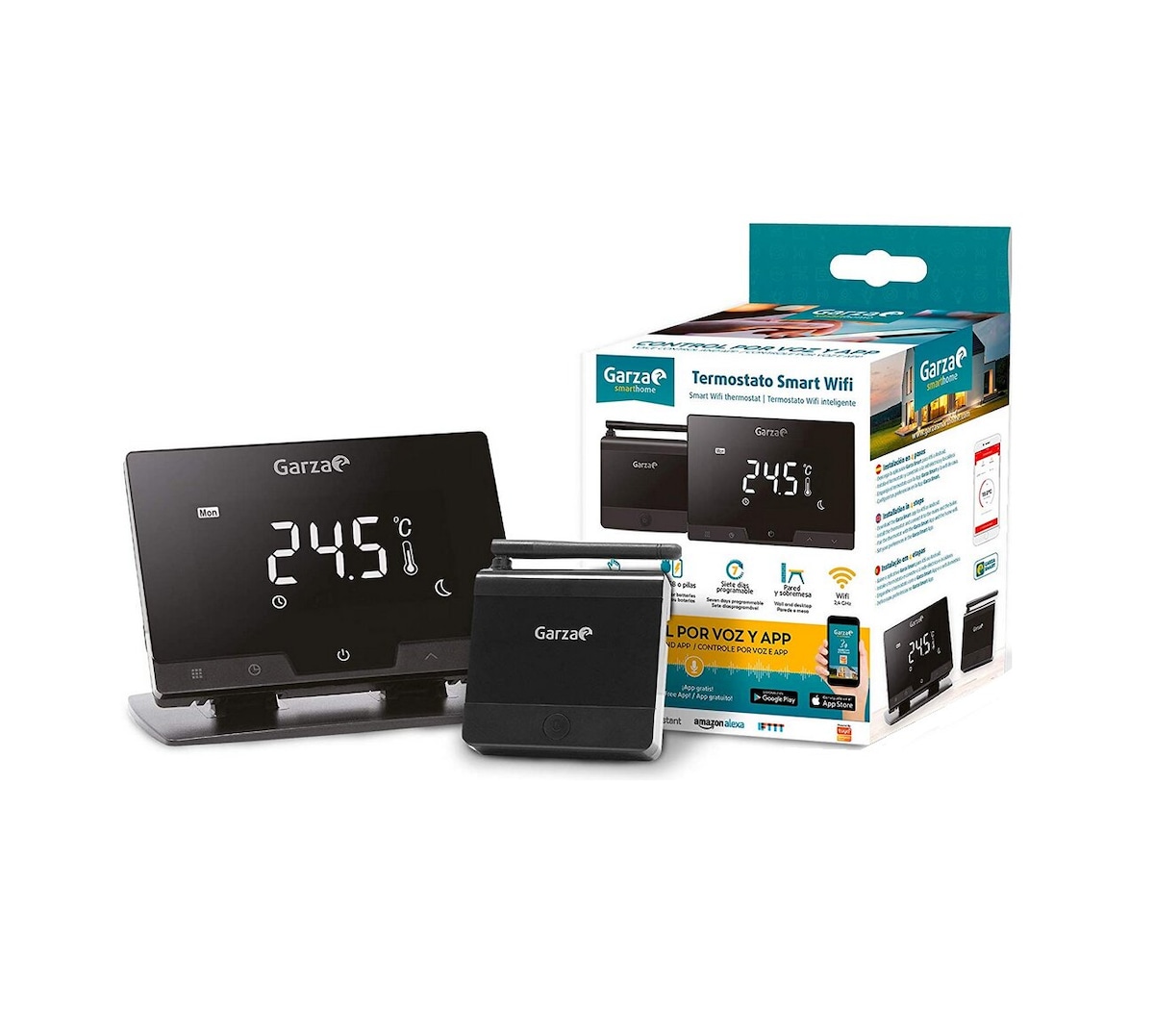 Termóstato Smart WiFi Preto-2