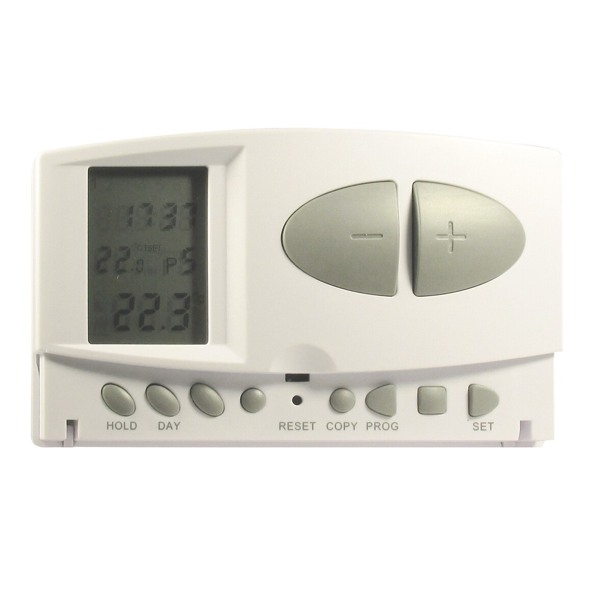 Termostato digital con pantalla Blanco-3