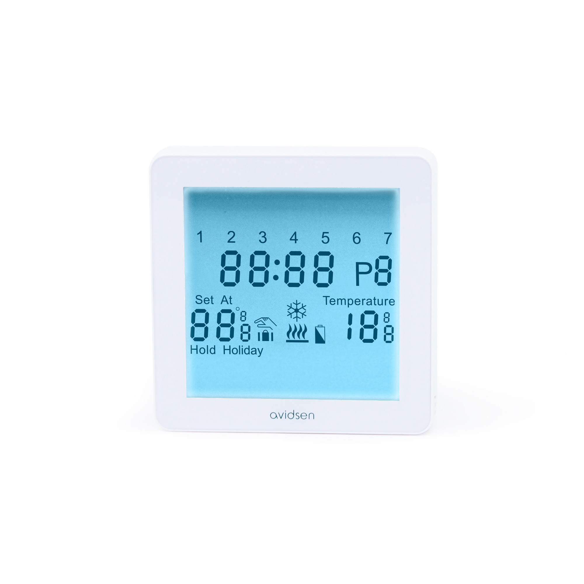Termostato programable wifi.. Blanco-2