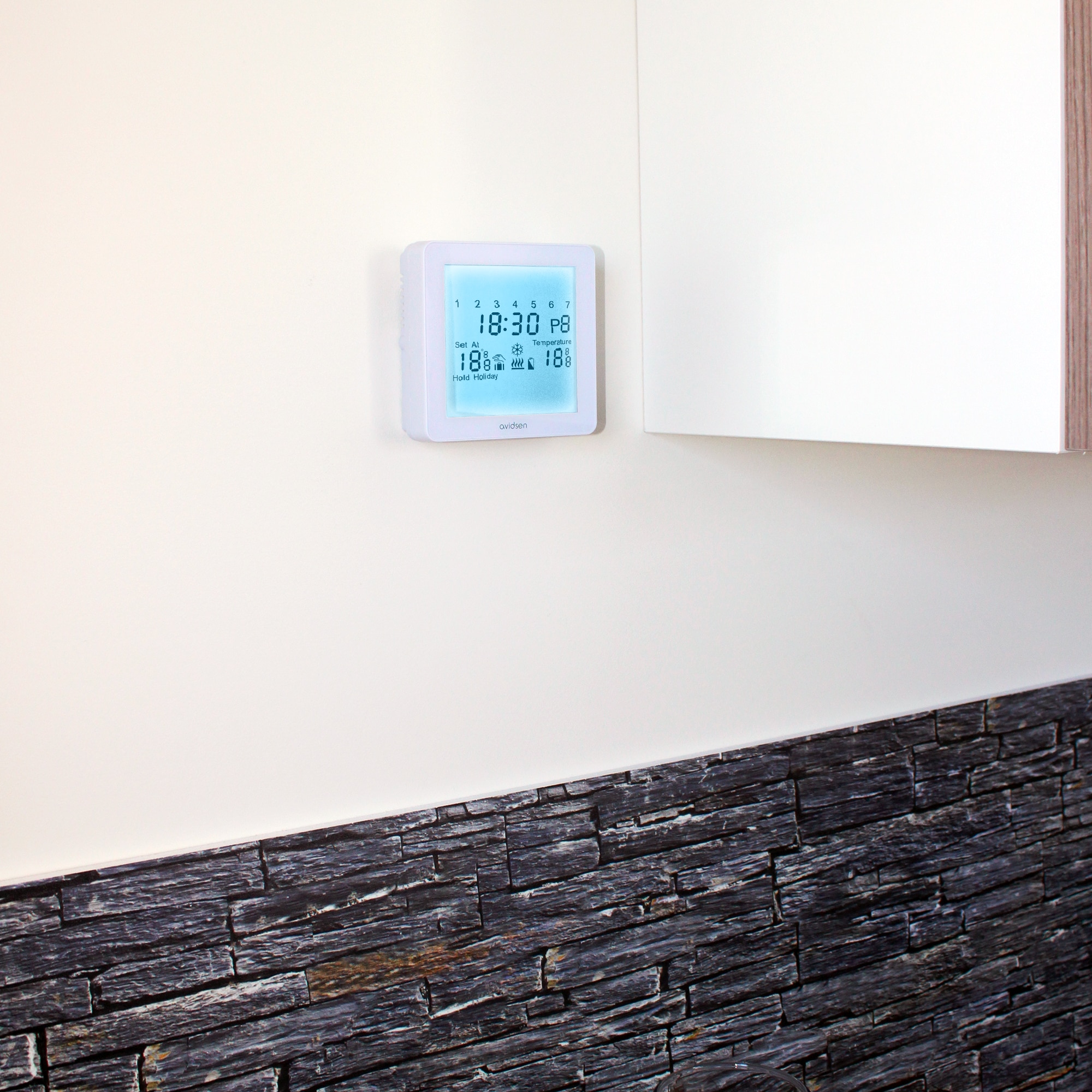 Termostato programable wifi.. Blanco-6