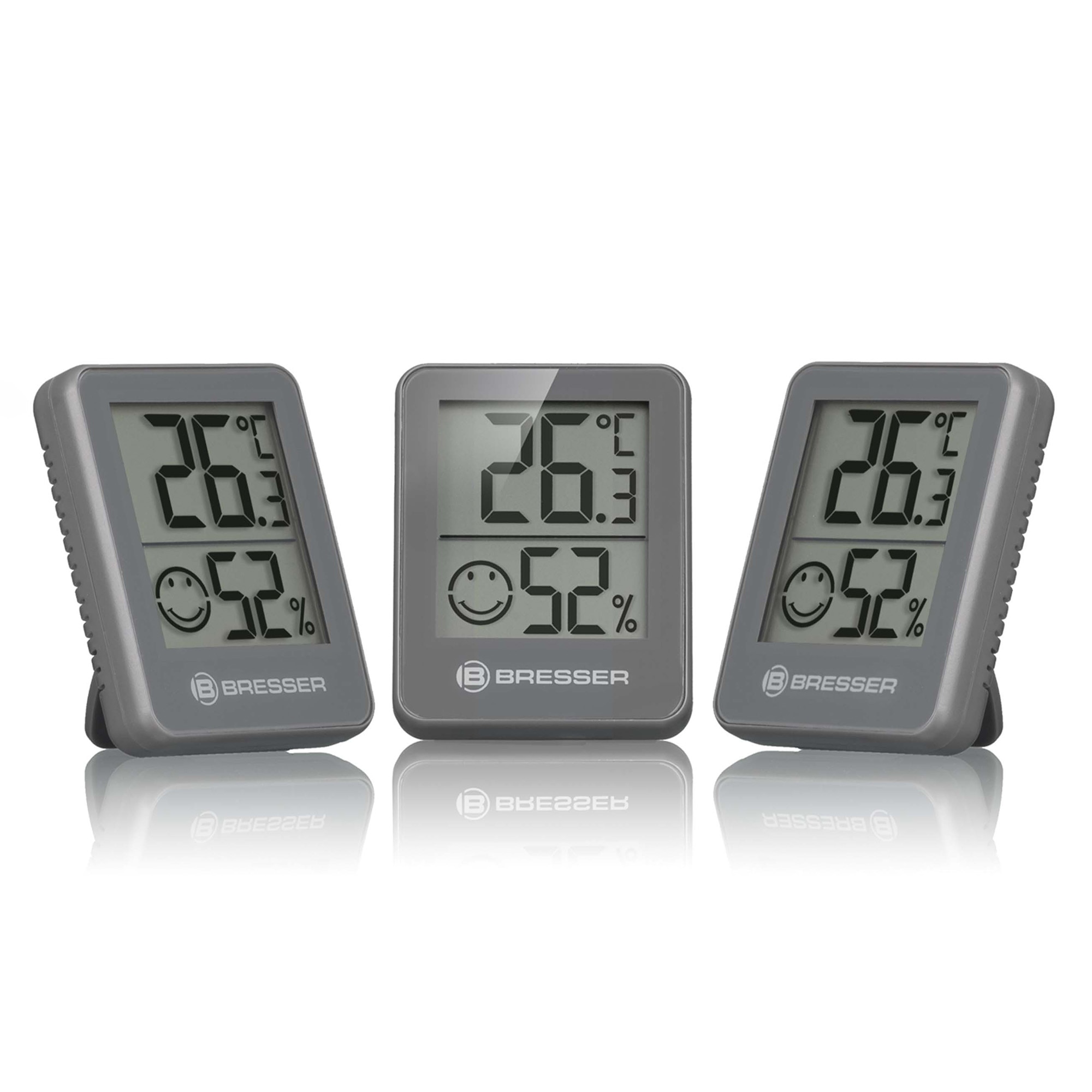 Imagen 0 de Termómetro higrómetro para interior (x3)