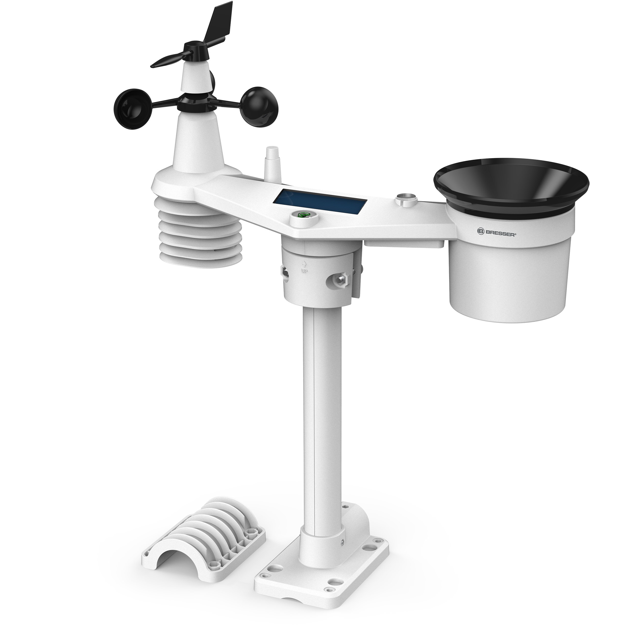 Centro meteorológico Profi-WSC Wi-Fi con Sensor Solar 7 en 1 Negro / Blanco-5