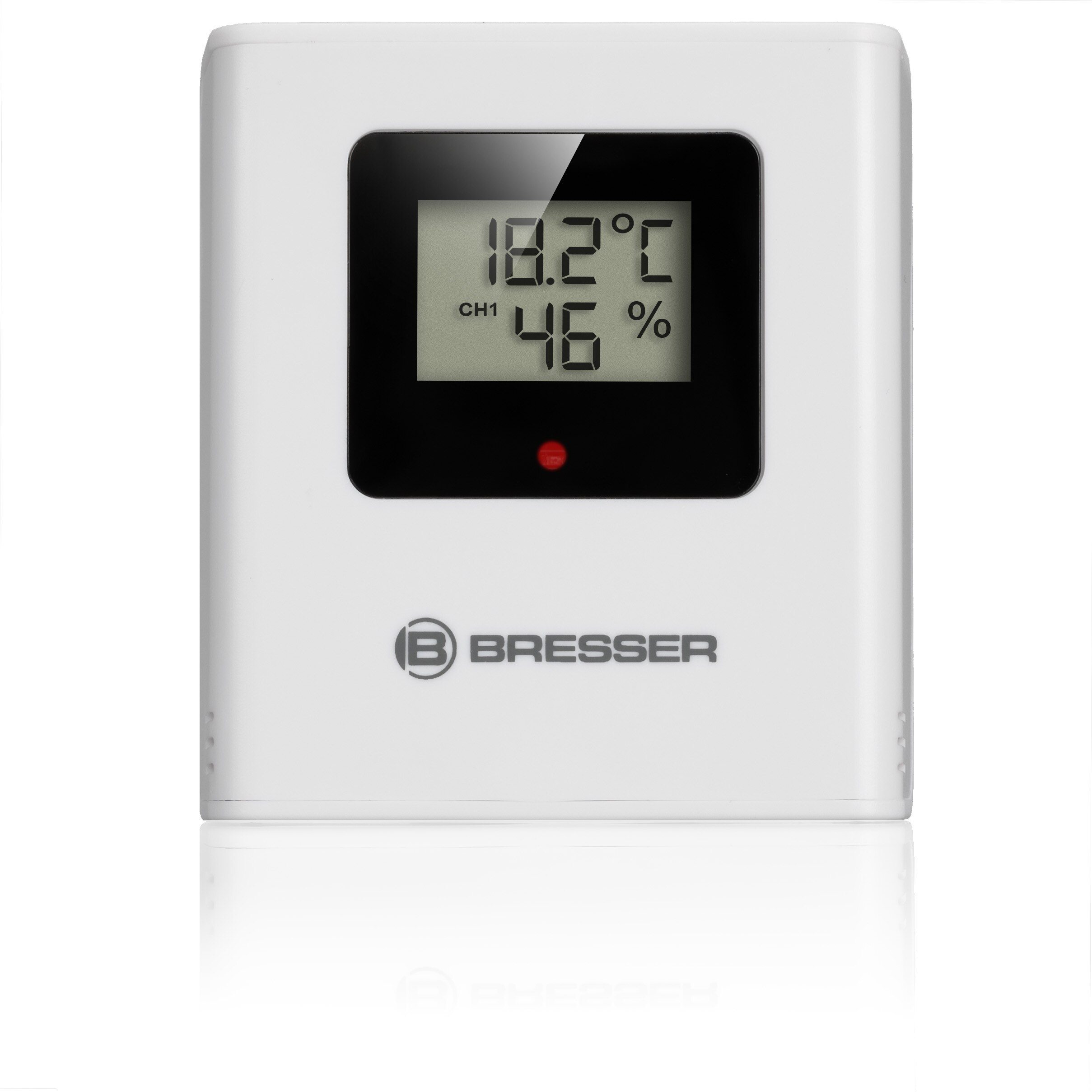 Estação Meteorológica ClimateTemp NBF a Cores com Sinal Horário DCF Cinzento / Branco-6