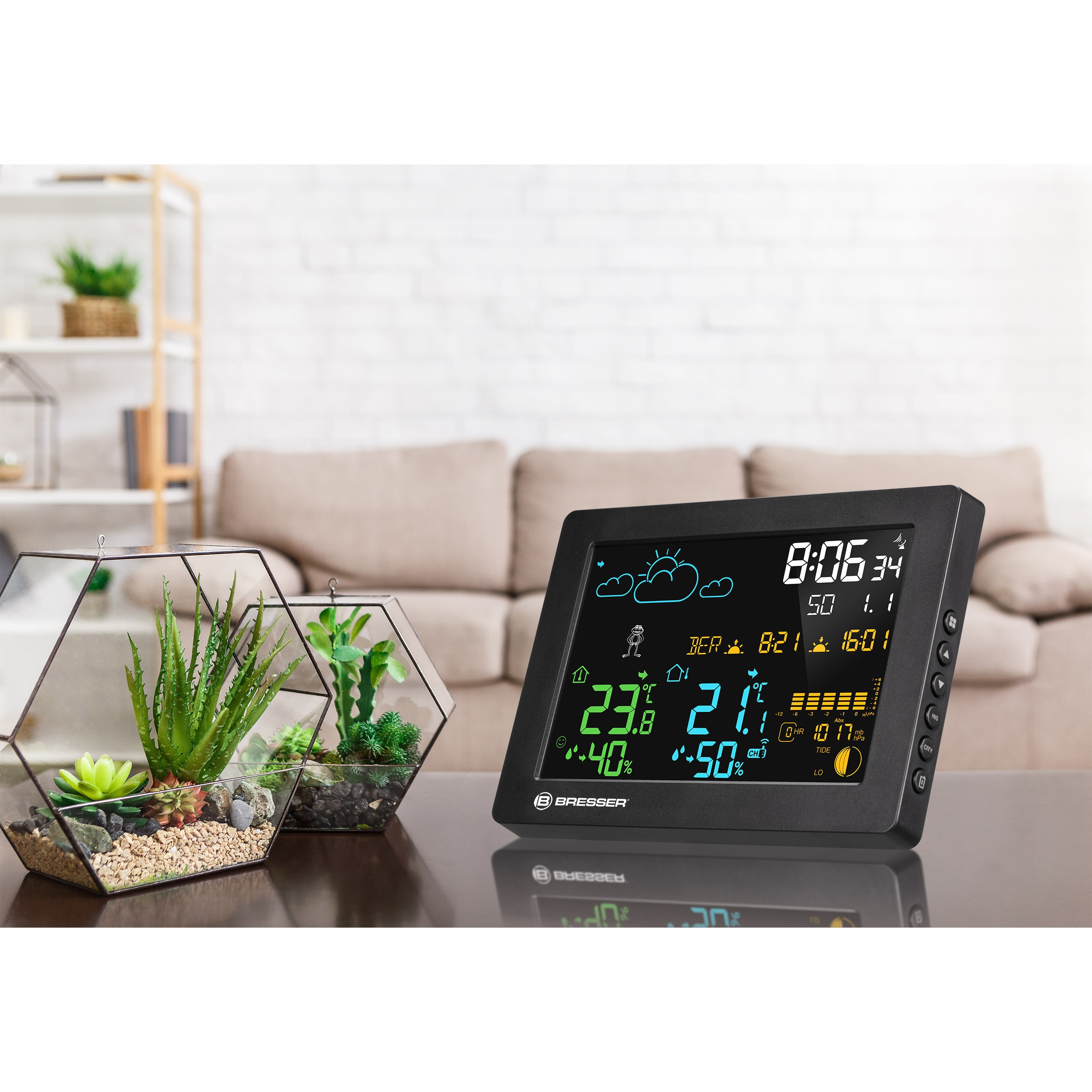 Estación Meteorológica MeteoTemp Baro HZ Negro / Blanco-7
