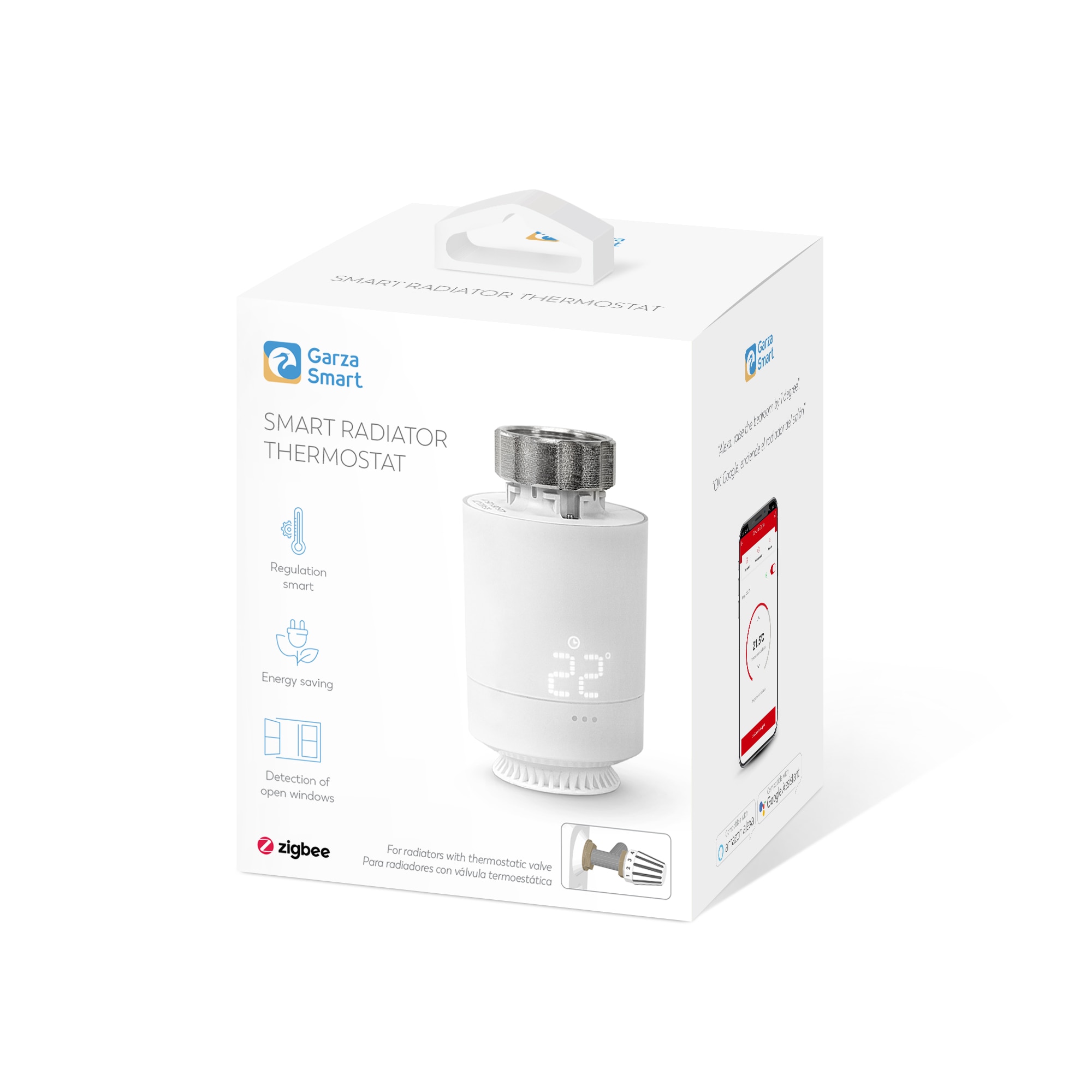 Cabeceira Termostática Wi-Fi Zigbee 3.0 Branco-9