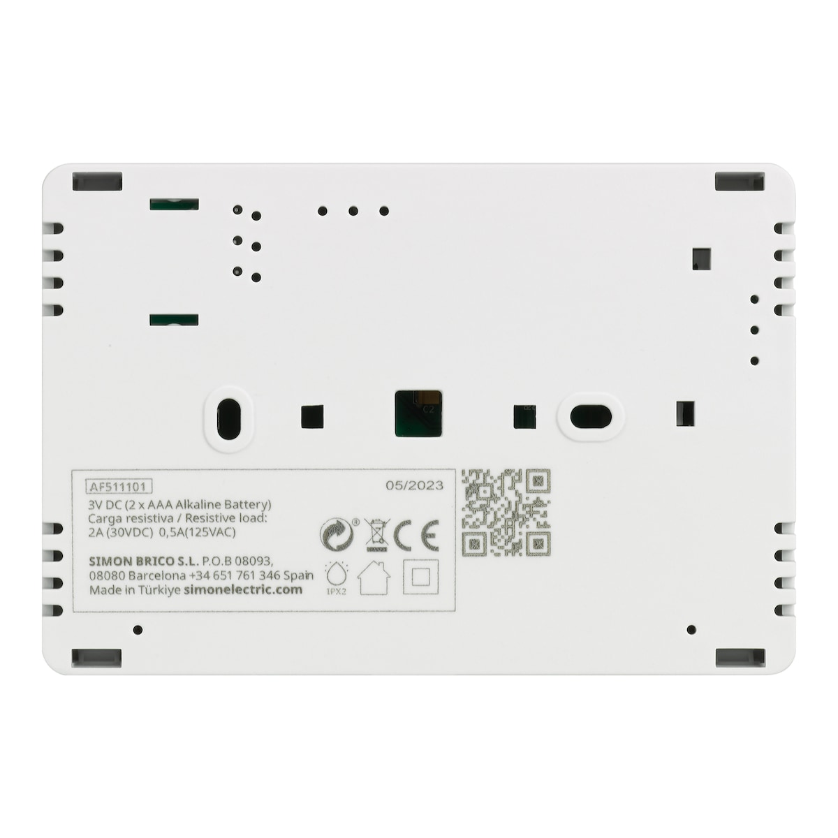 Termostato Digital On/Off Simon Blanco-4