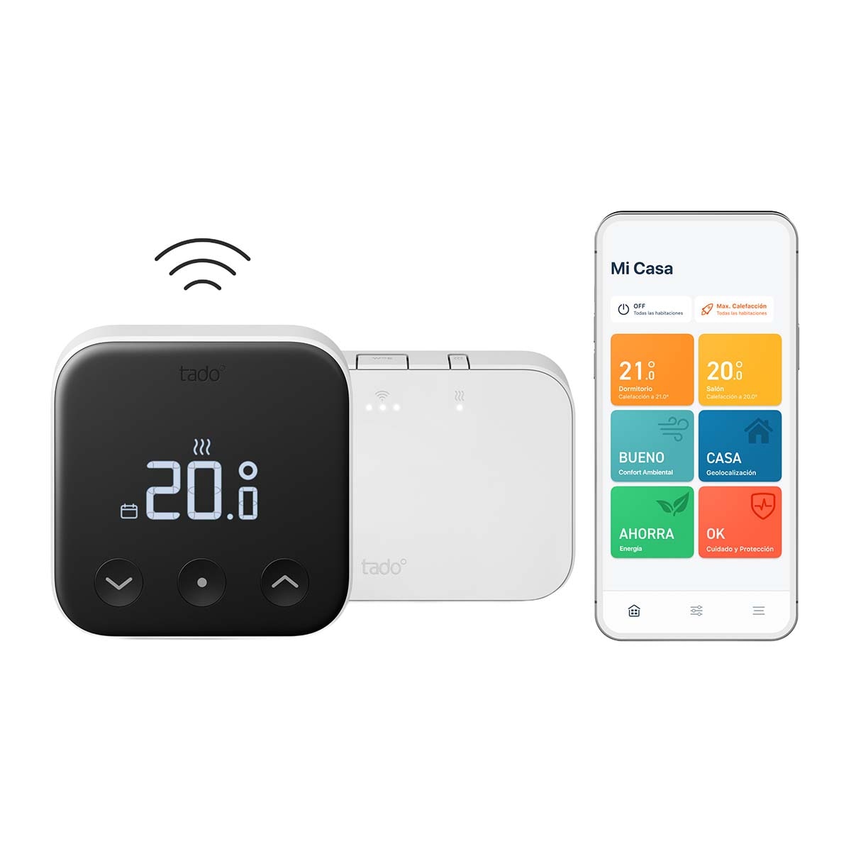 Imagen 0 de Termostato Inteligente Inalámbrico X - Kit de Inicio