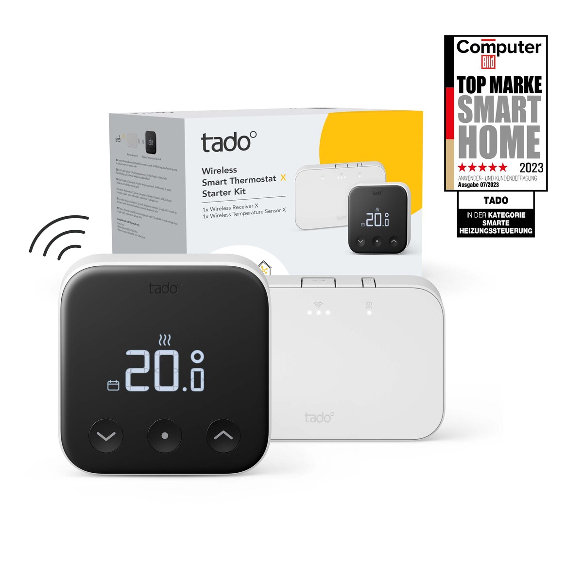 Termostato Inteligente Inalámbrico X - Kit de Inicio Blanco / Negro-7