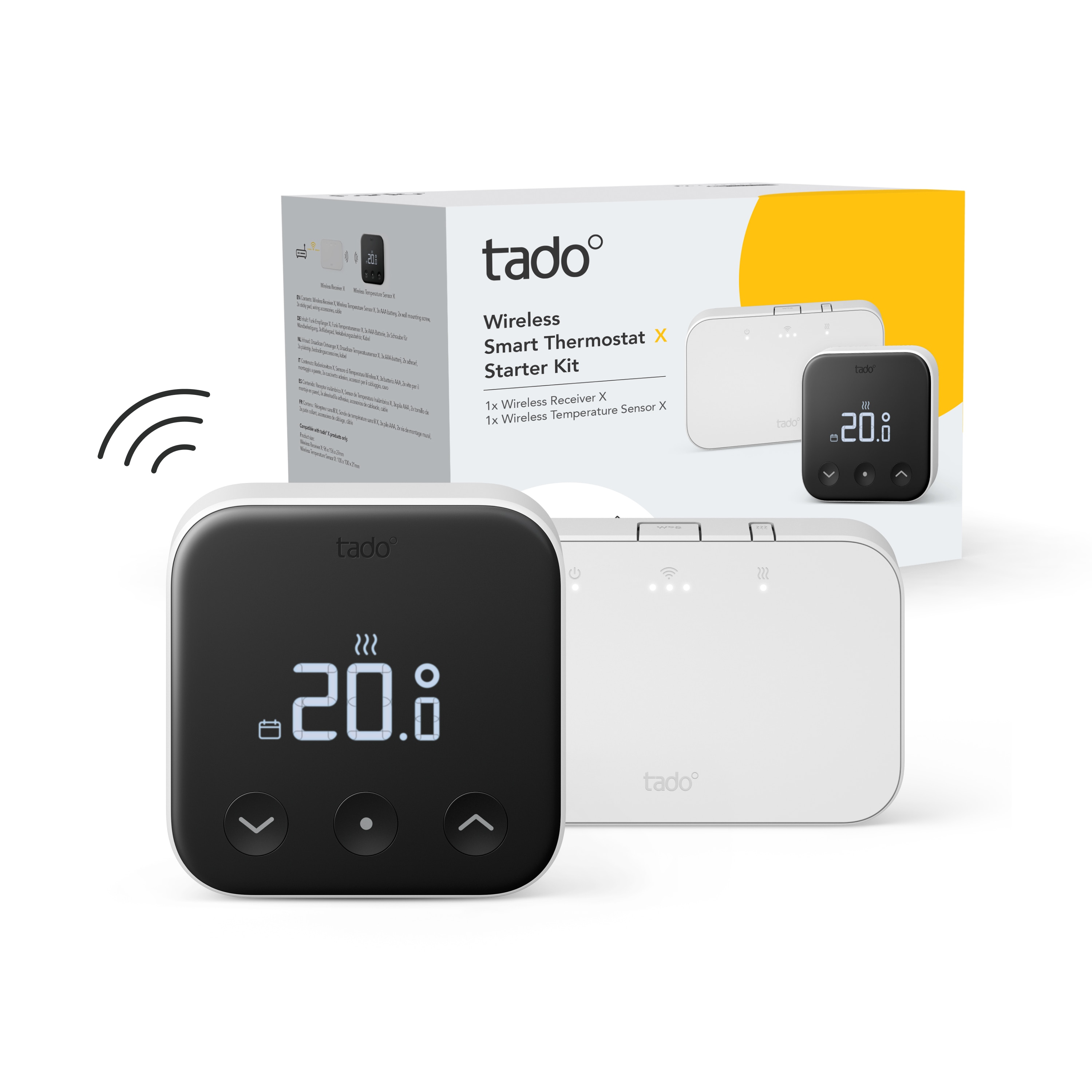 Termostato Inteligente Inalámbrico X - Kit de Inicio Blanco / Negro-10
