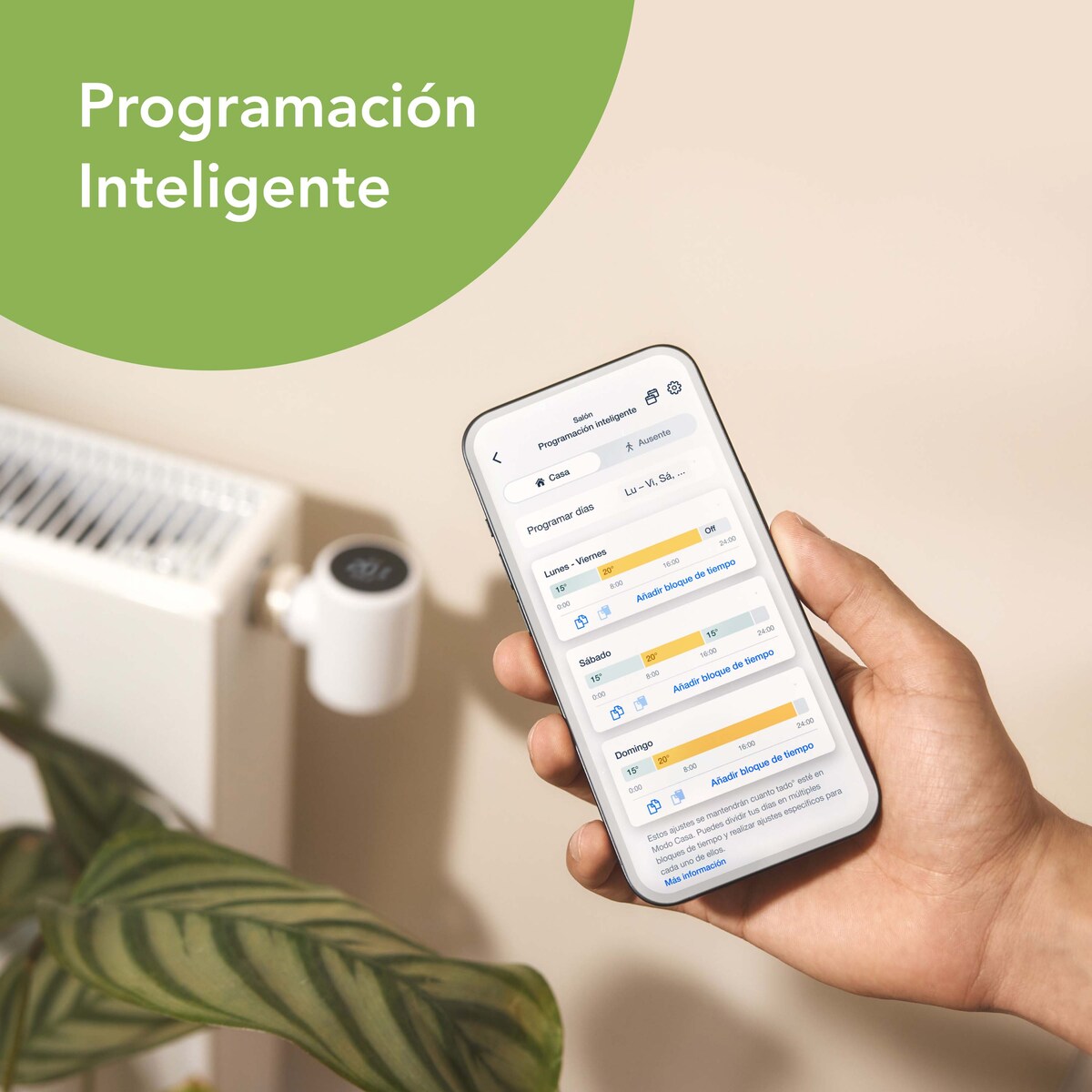 Cabezal Termostático Inteligente X Blanco-10