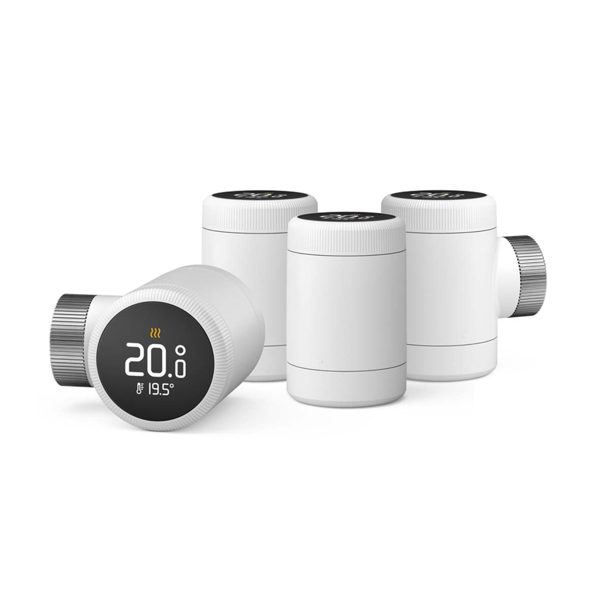 Cabezal Termostático Inteligente X - Pack Quattro Blanco-11