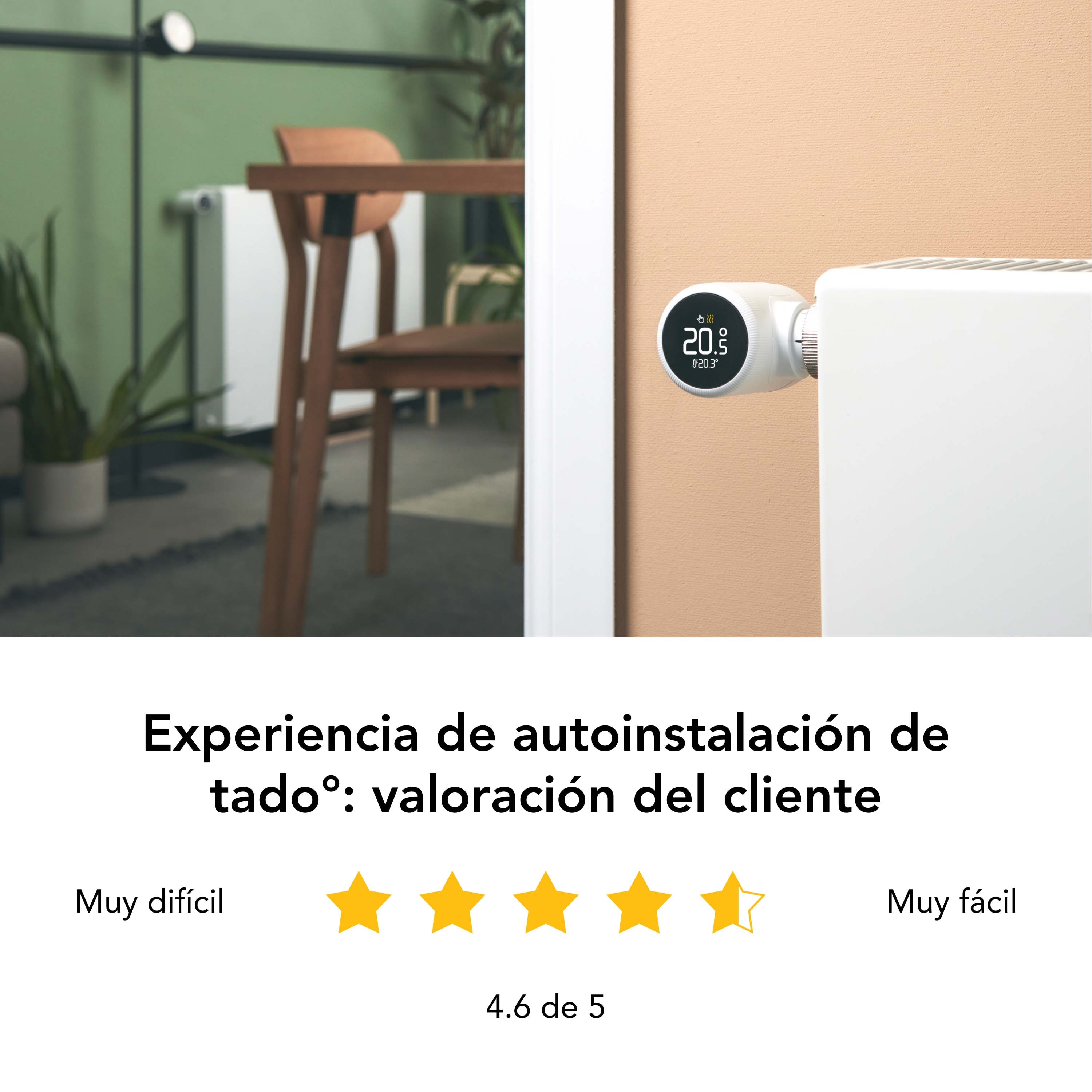 Cabezal Termostático Inteligente X - Pack Quattro Blanco-18