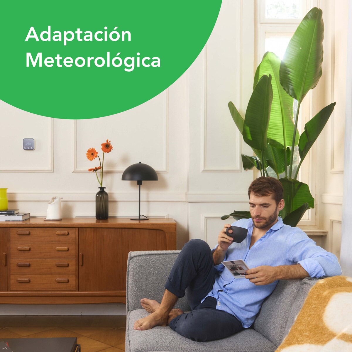 Termostato Inteligente cableado X Blanco / Negro-6