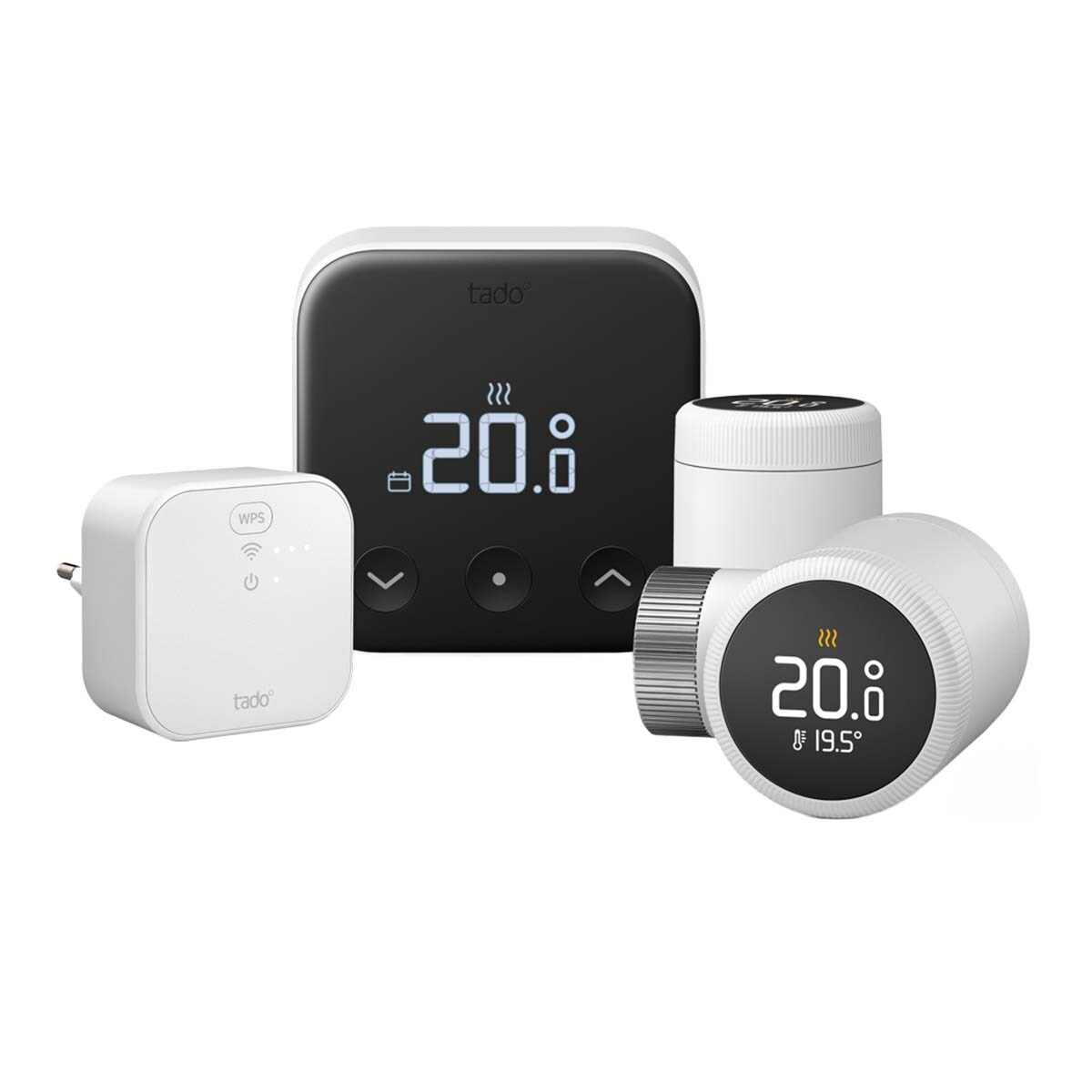 Termostato Inteligente cableado Multiroom X - Kit de Inicio
+ 2 Cabezales Termostáticos X Blanco / Negro-7
