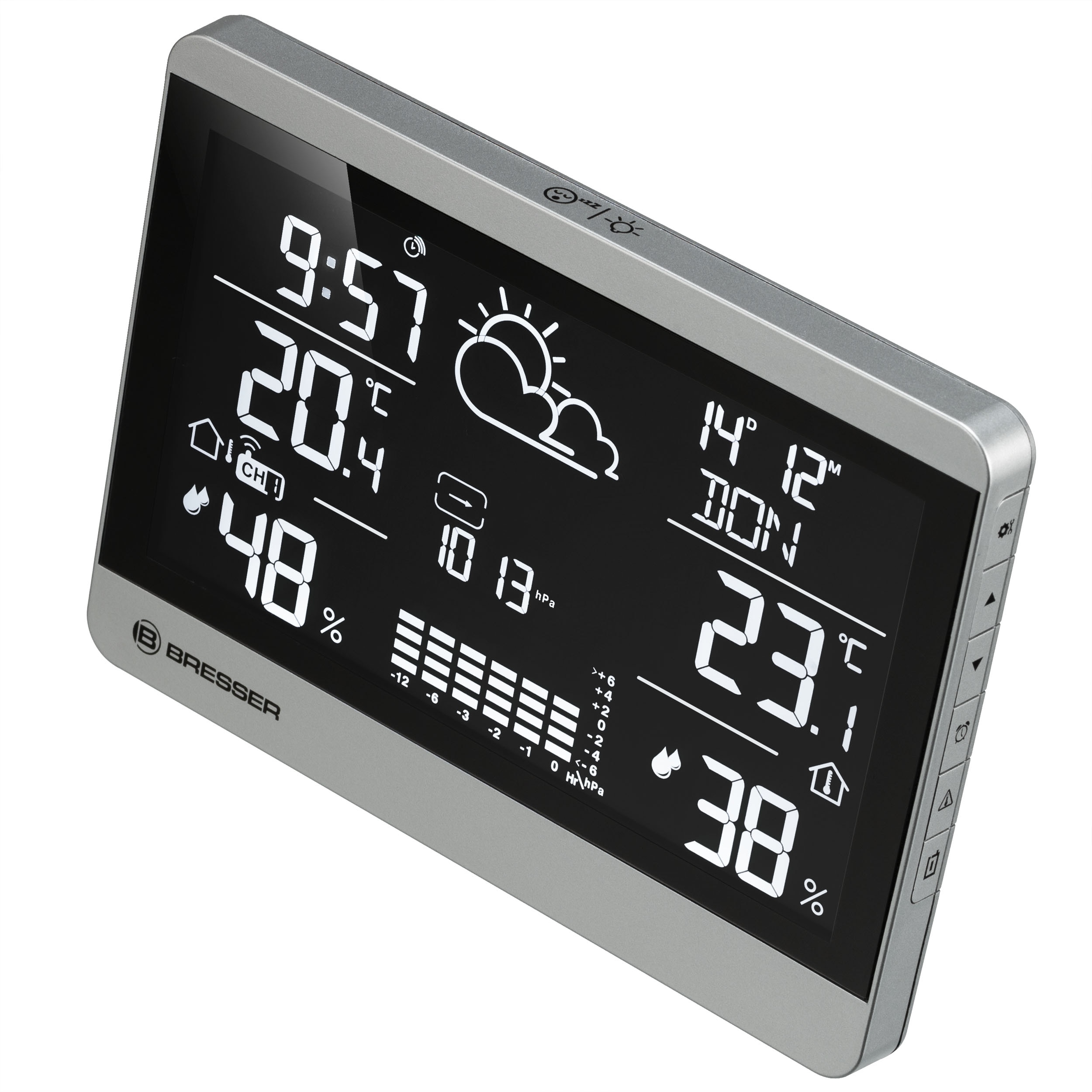 Estación Meteorológica Inalámbrica ClimateTemp NDH-NEO Negro-6
