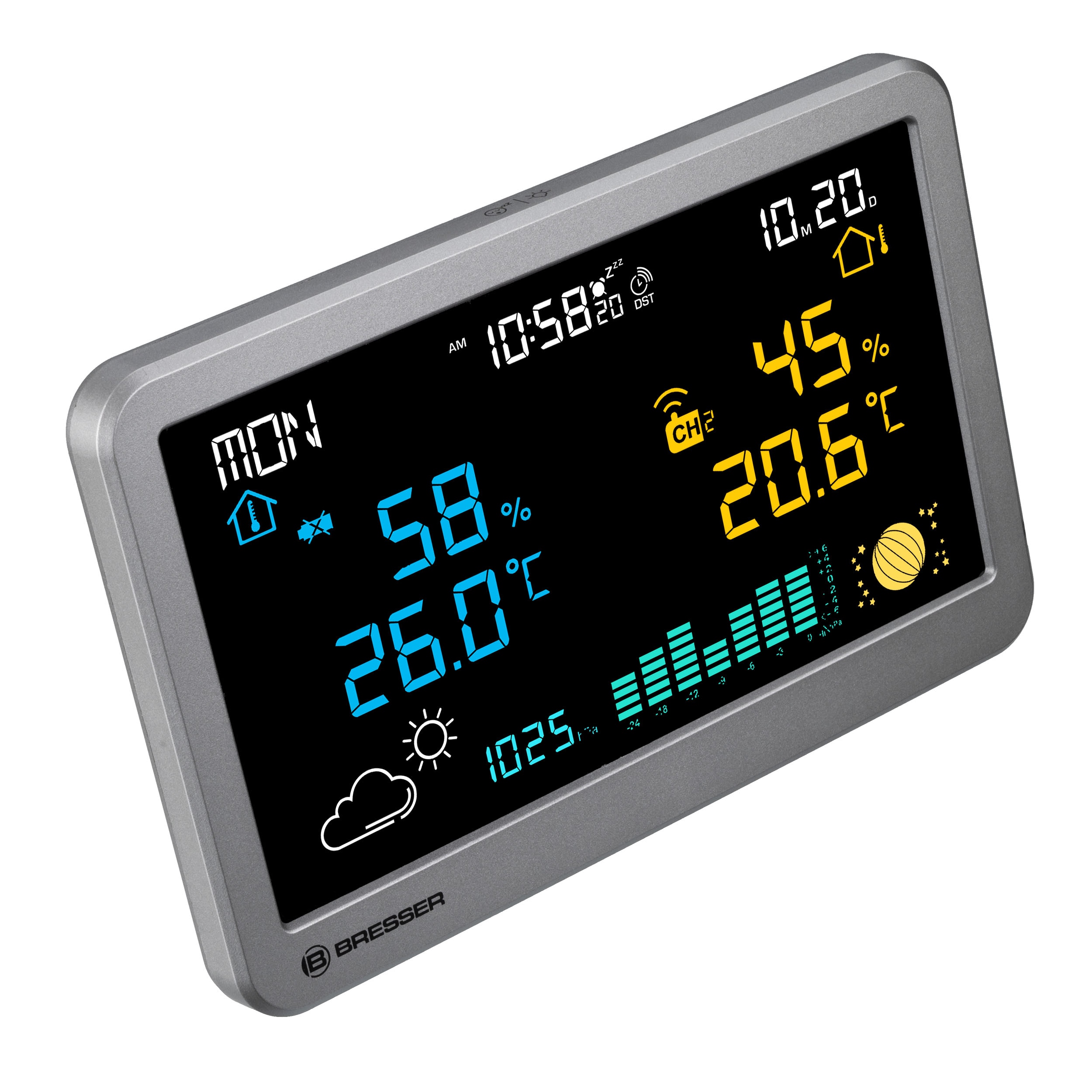 Estación Meteorológica Inalámbrica MeteoTemp TBH Gris-4
