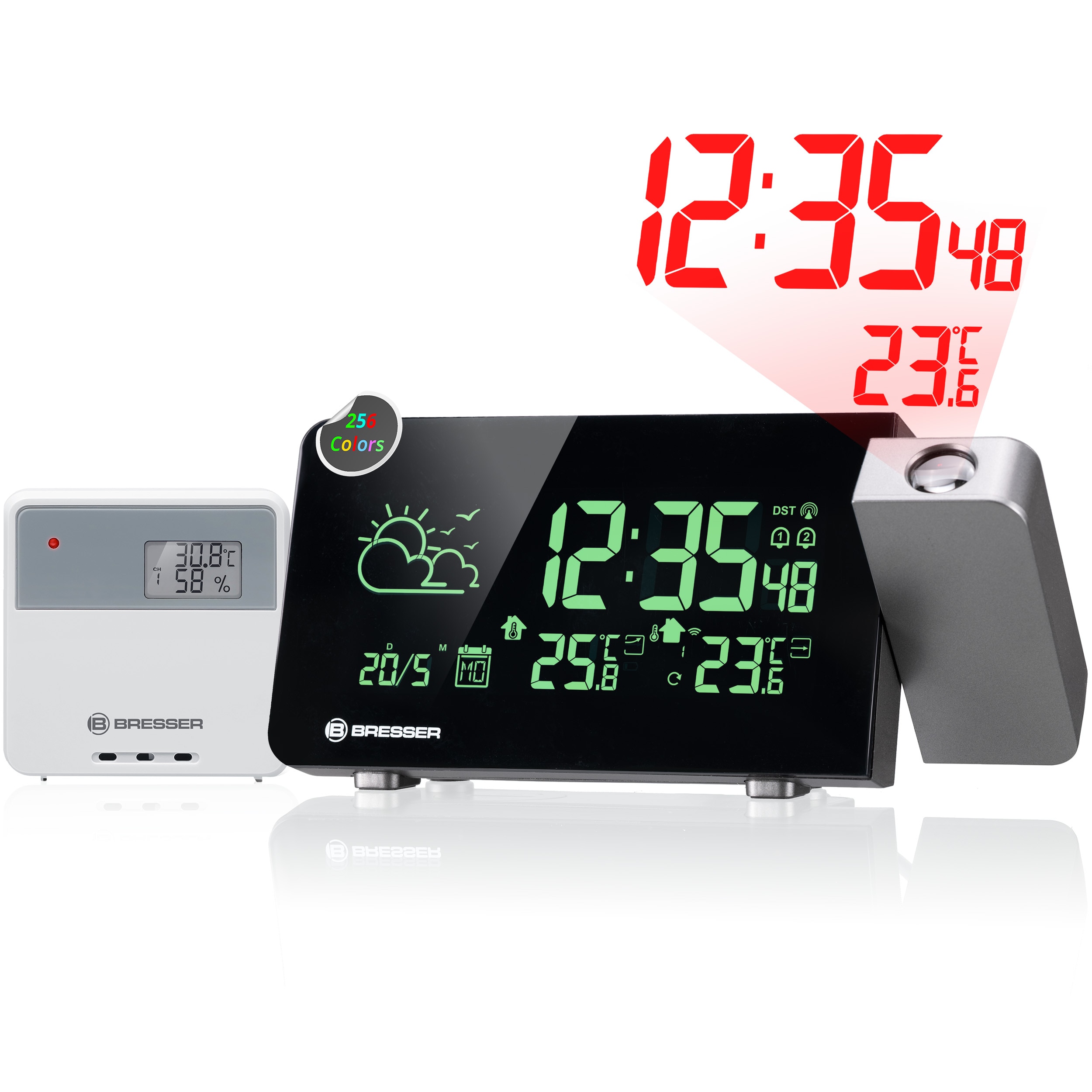 Imagen 0 de Estación meteorológica con proyección y cambio de color