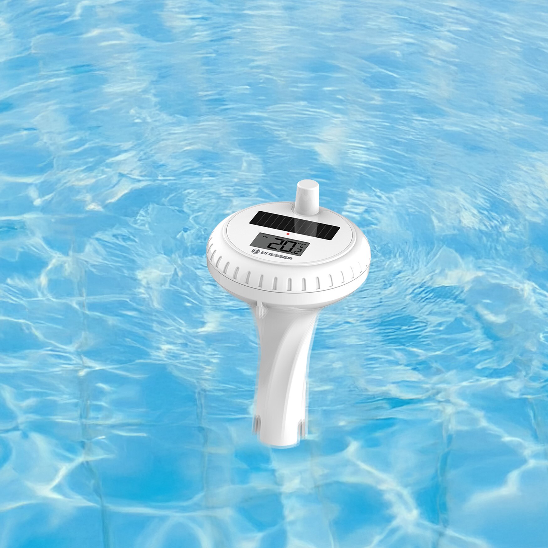 Termómetro de Piscina sem Fios Preto-4