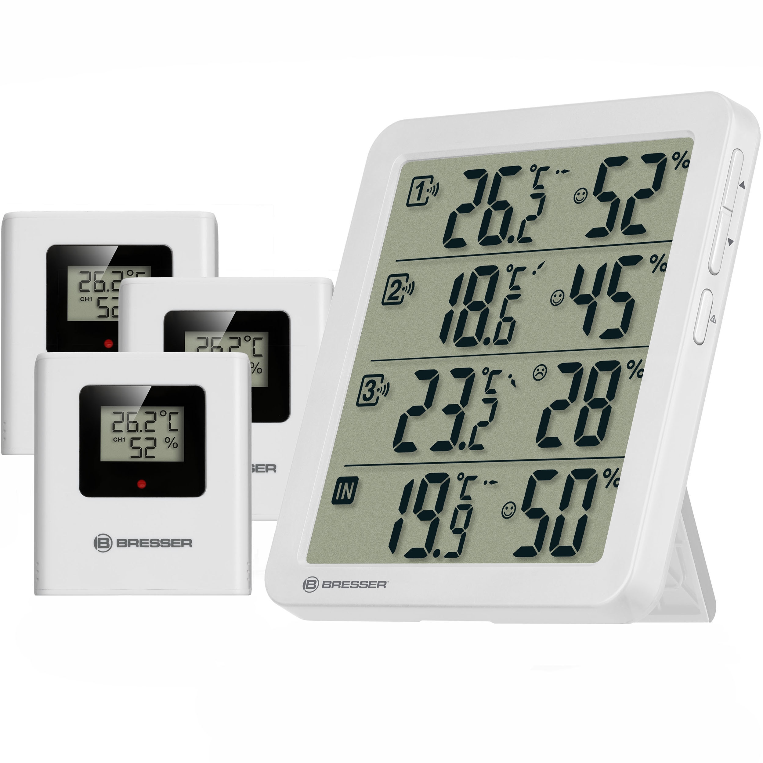 Imagen 0 de Quadro NV Termómetro e Higrómetro blanco