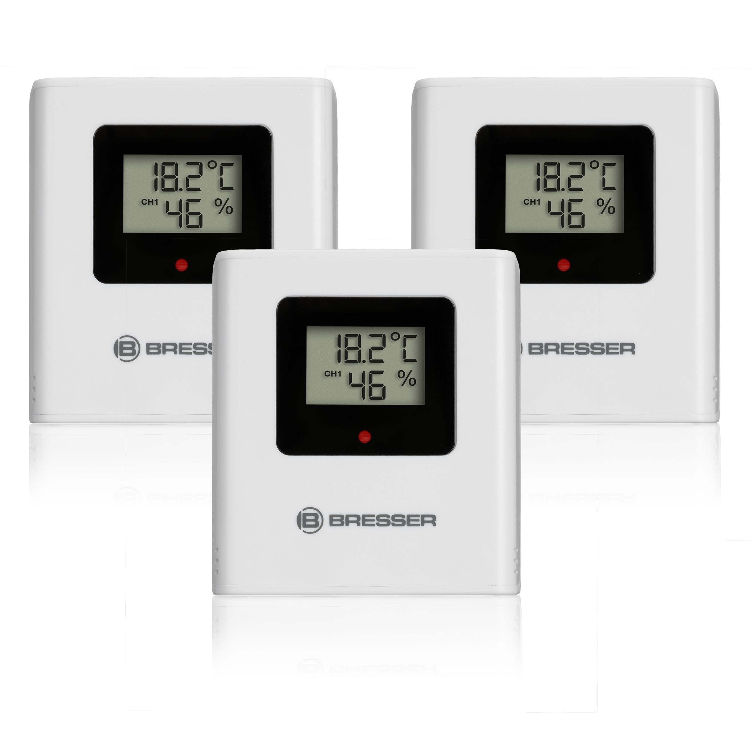 Quadro NV Termómetro e Higrómetro blanco Negro-3