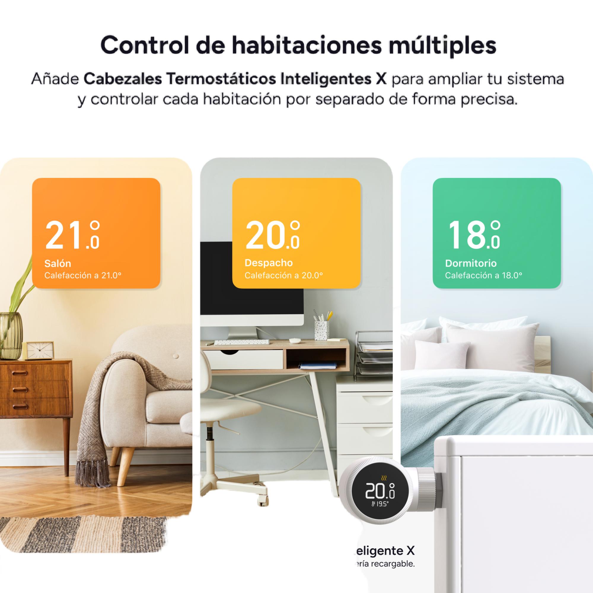 Termostato Inteligente Inalámbrico X - Kit de Inicio (2a Gen) Blanco-10