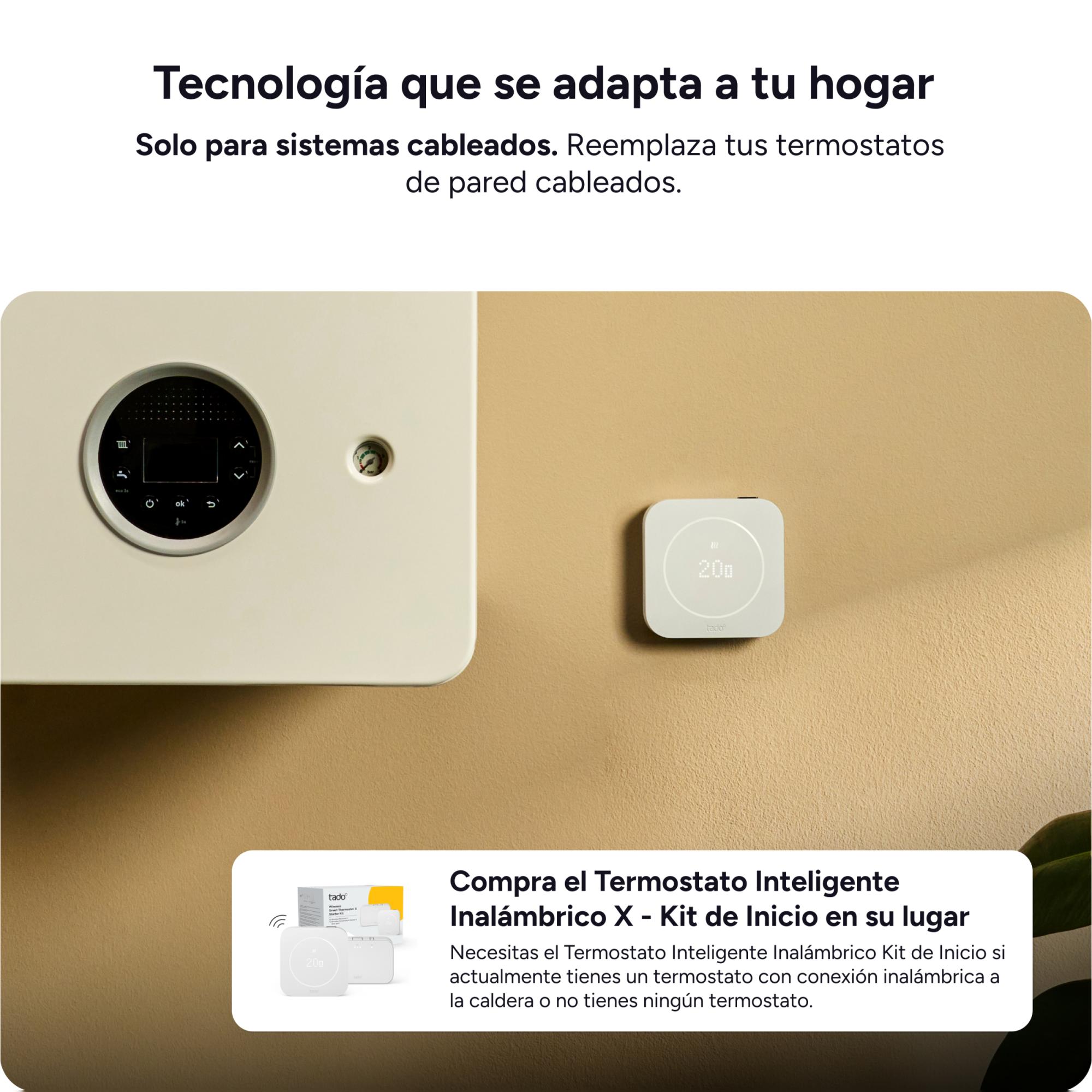Termostato Inteligente cableado Multiroom X - Kit de Inicio (2a Gen) + 2 Cabezales Termostáticos X Blanco-10