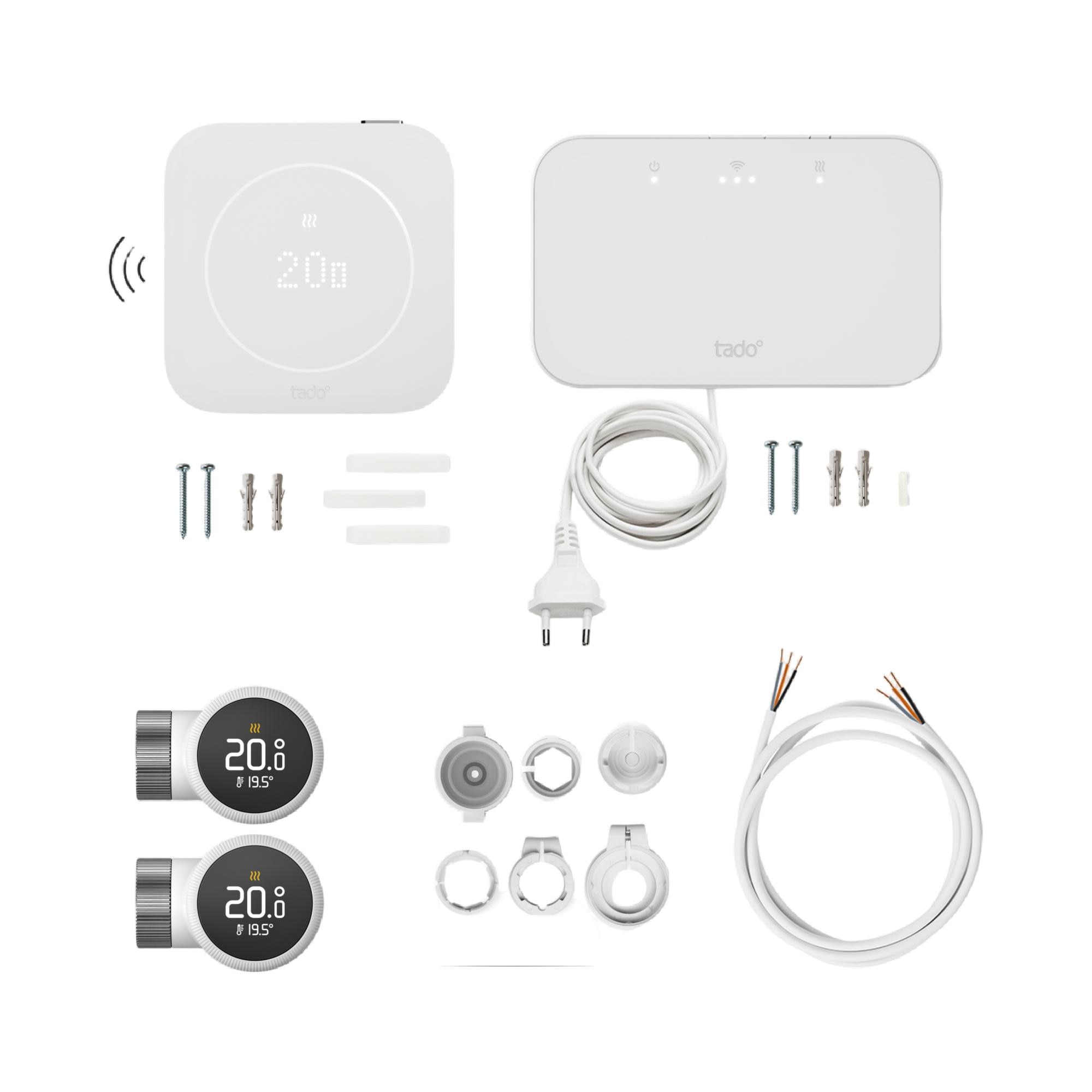 Termóstato Inteligente Sem Fios Multiroom X - Kit Inicial (2.ª Geração) + 2 Cabeças Termostáticas X Branco-12