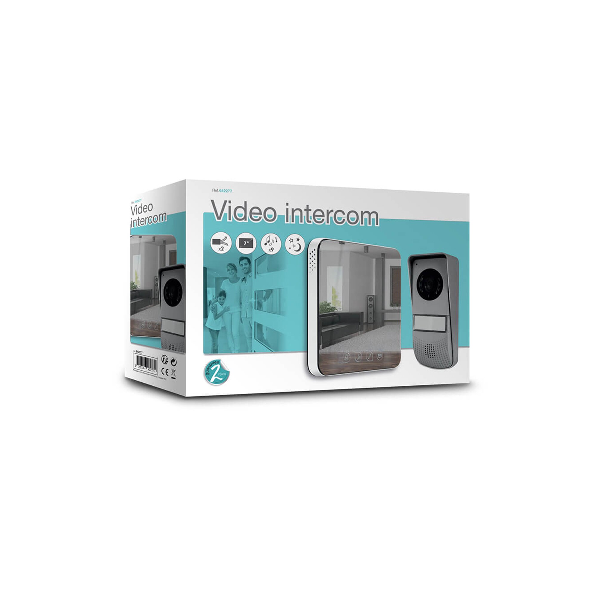 Video portero 7'' Avidsen Blanco-4