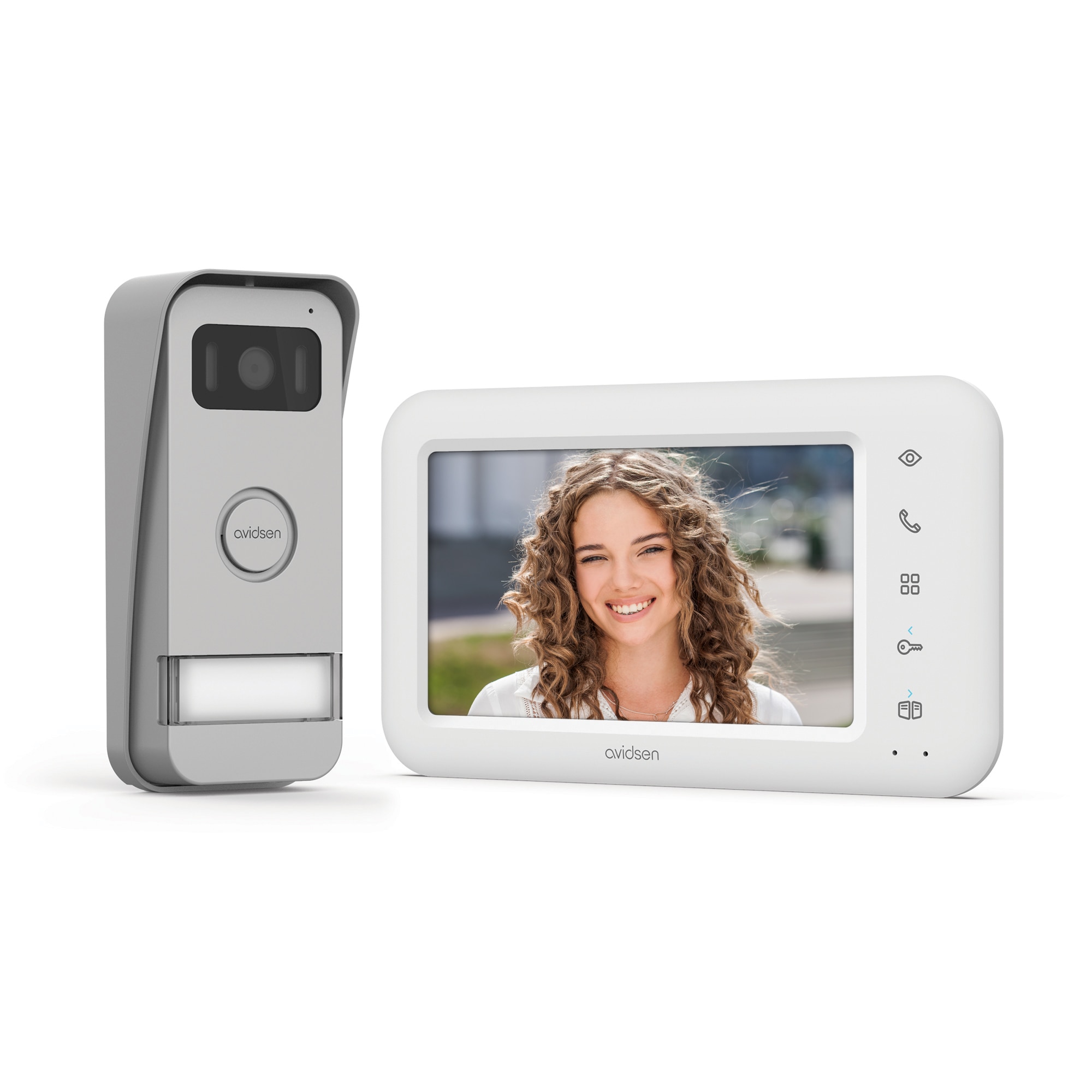 Intercomunicador a Cores Elia - 7'' Branco-2